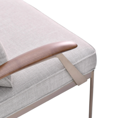 Willow Beige Lounge Chair MLL-A120 -  Lounge Chairs - ebarza Furniture UAE | Shop Modern Furniture in Abu Dhabi & Dubai - مفروشات ايبازرا في الامارات | تسوق اثاث عصري وديكورات مميزة في دبي وابوظبي