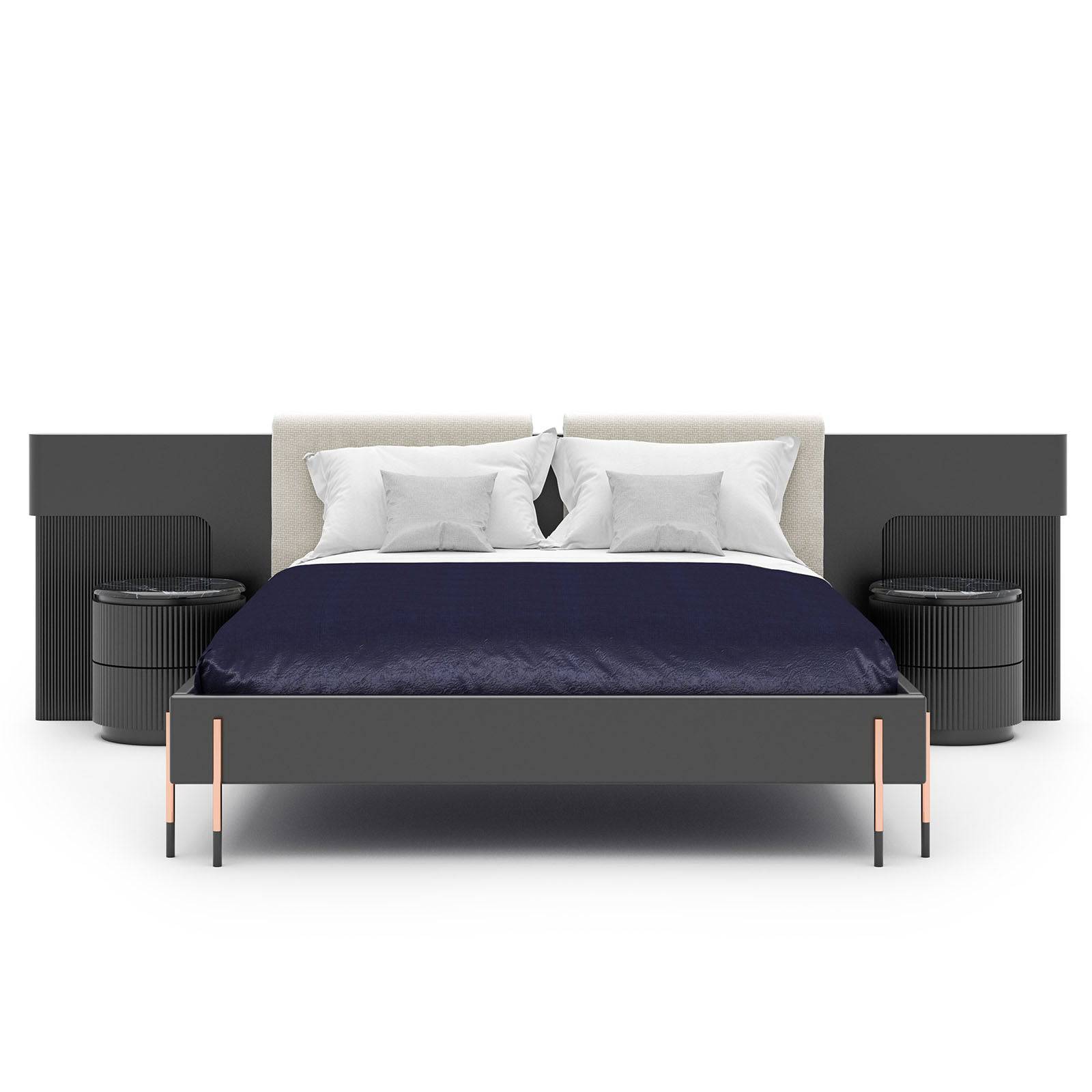 Dali King Size Bedstead  Dali-Bed -  Bedsteads | سرير بحجم كينج دالي - ebarza Furniture UAE | Shop Modern Furniture in Abu Dhabi & Dubai - مفروشات ايبازرا في الامارات | تسوق اثاث عصري وديكورات مميزة في دبي وابوظبي