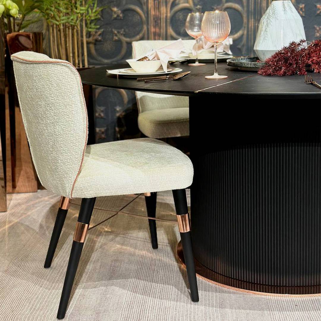 Dali Round Dining Table Dali-D160 -  Dining Tables | طاولة طعام مستديرة دالي - ebarza Furniture UAE | Shop Modern Furniture in Abu Dhabi & Dubai - مفروشات ايبازرا في الامارات | تسوق اثاث عصري وديكورات مميزة في دبي وابوظبي