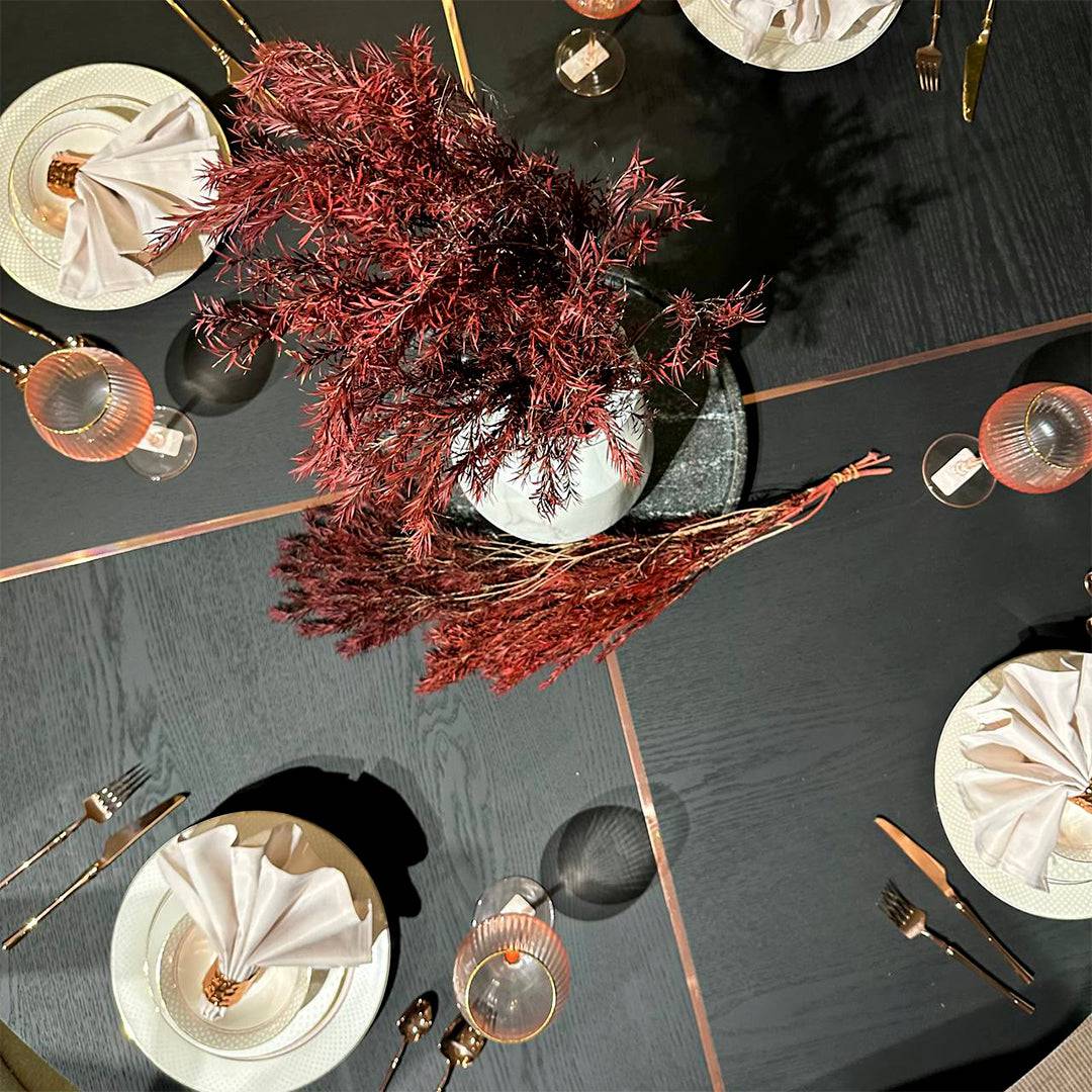 Dali Round Dining Table Dali-D160 -  Dining Tables - ebarza Furniture UAE | Shop Modern Furniture in Abu Dhabi & Dubai - مفروشات ايبازرا في الامارات | تسوق اثاث عصري وديكورات مميزة في دبي وابوظبي