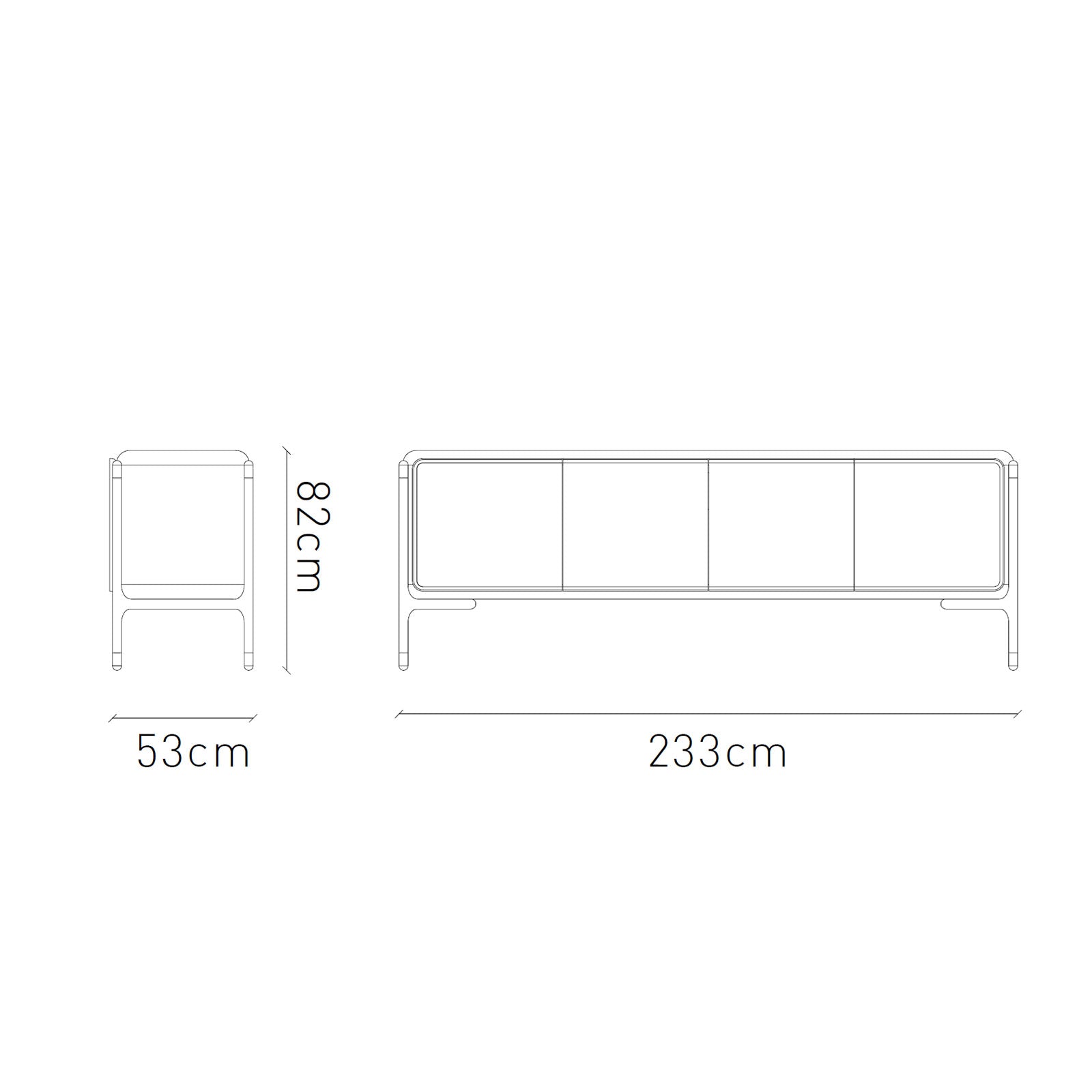 Diamond Sideboard  Diamond0011 -  Sideboards - ebarza Furniture UAE | Shop Modern Furniture in Abu Dhabi & Dubai - مفروشات ايبازرا في الامارات | تسوق اثاث عصري وديكورات مميزة في دبي وابوظبي