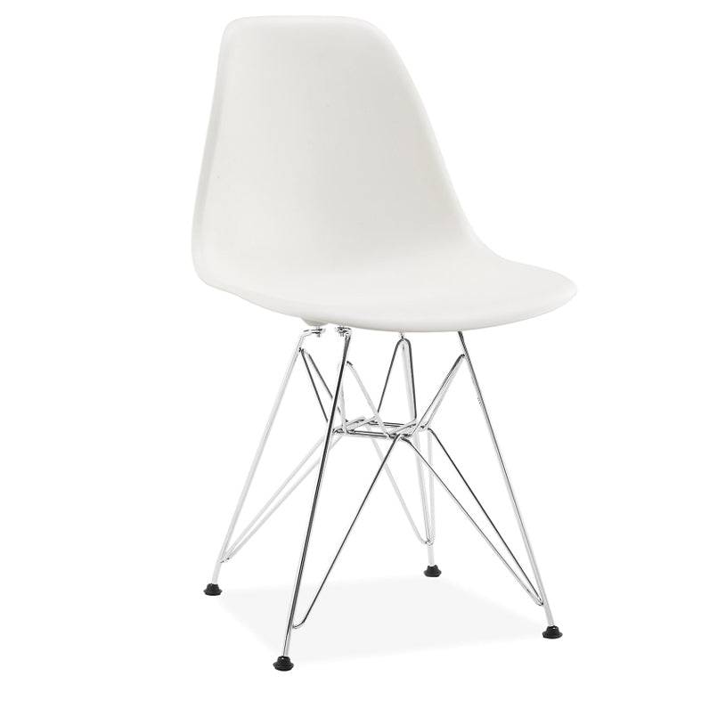 Dining Chair- Plastic- Pc-016Wp-M-C -  Chairs | كرسى سفرة بلاستيك - ebarza Furniture UAE | Shop Modern Furniture in Abu Dhabi & Dubai - مفروشات ايبازرا في الامارات | تسوق اثاث عصري وديكورات مميزة في دبي وابوظبي