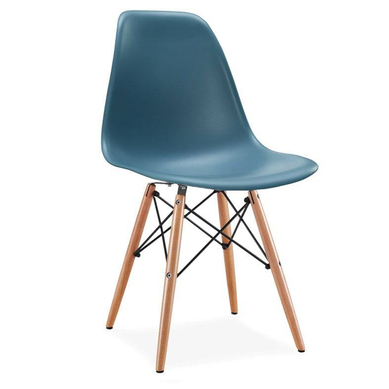 Dining Chair- Plastic- Pc-016Wp-Wood-N -  Chairs - ebarza Furniture UAE | Shop Modern Furniture in Abu Dhabi & Dubai - مفروشات ايبازرا في الامارات | تسوق اثاث عصري وديكورات مميزة في دبي وابوظبي