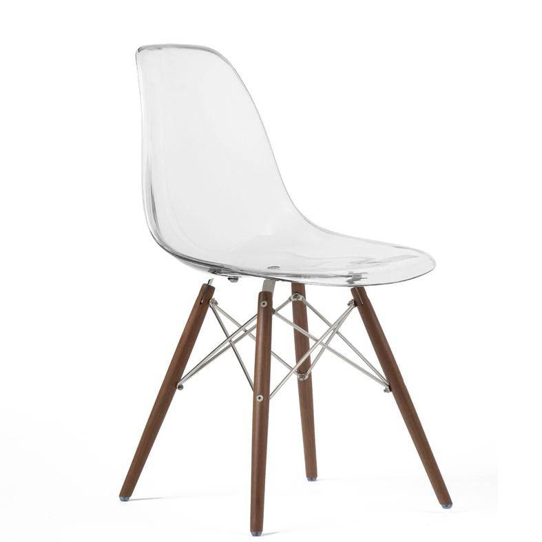 Dining Chair- Plastic- Pc-016Wp-Wood-W -  Chairs - ebarza Furniture UAE | Shop Modern Furniture in Abu Dhabi & Dubai - مفروشات ايبازرا في الامارات | تسوق اثاث عصري وديكورات مميزة في دبي وابوظبي