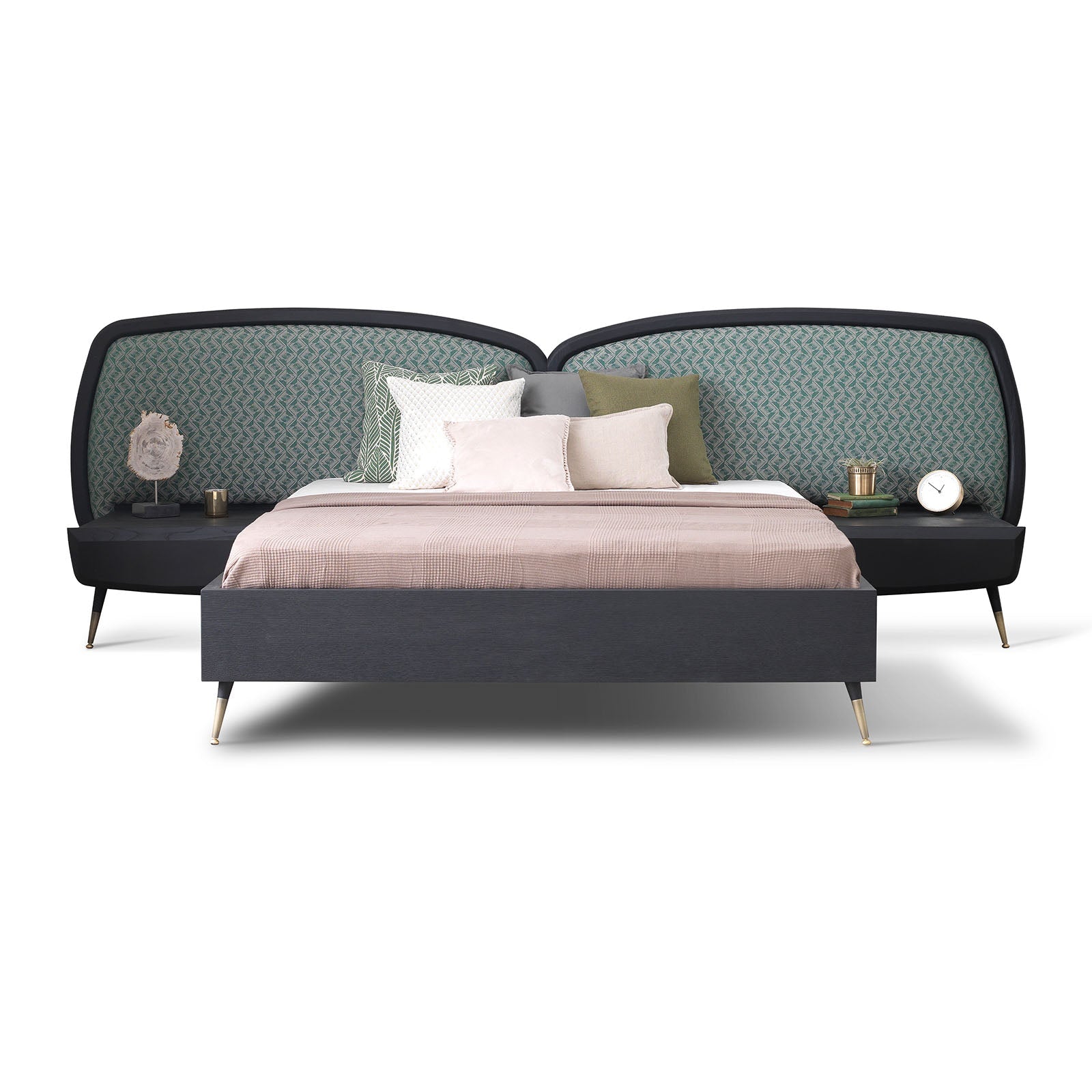 Display Item Bug Bedstead + 2 Nightstand Tables  Bug-Bed-Nkaheel -  DISPLAY ITEM - ebarza Furniture UAE | Shop Modern Furniture in Abu Dhabi & Dubai - مفروشات ايبازرا في الامارات | تسوق اثاث عصري وديكورات مميزة في دبي وابوظبي