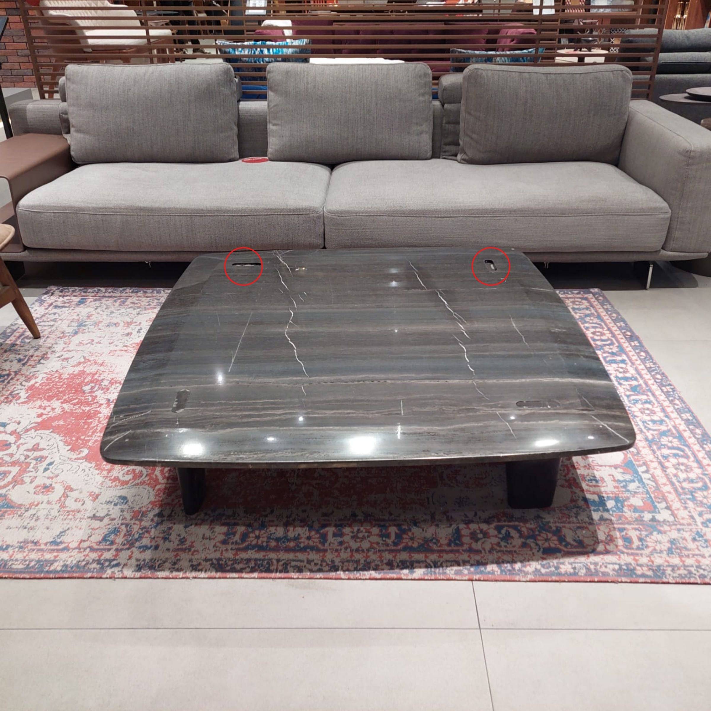 Display-Item Bulk Natural Marble Table 361Ct -  USED ITEM | منتج من المعرض - طاولة الرخام الطبيعي - ebarza Furniture UAE | Shop Modern Furniture in Abu Dhabi & Dubai - مفروشات ايبازرا في الامارات | تسوق اثاث عصري وديكورات مميزة في دبي وابوظبي