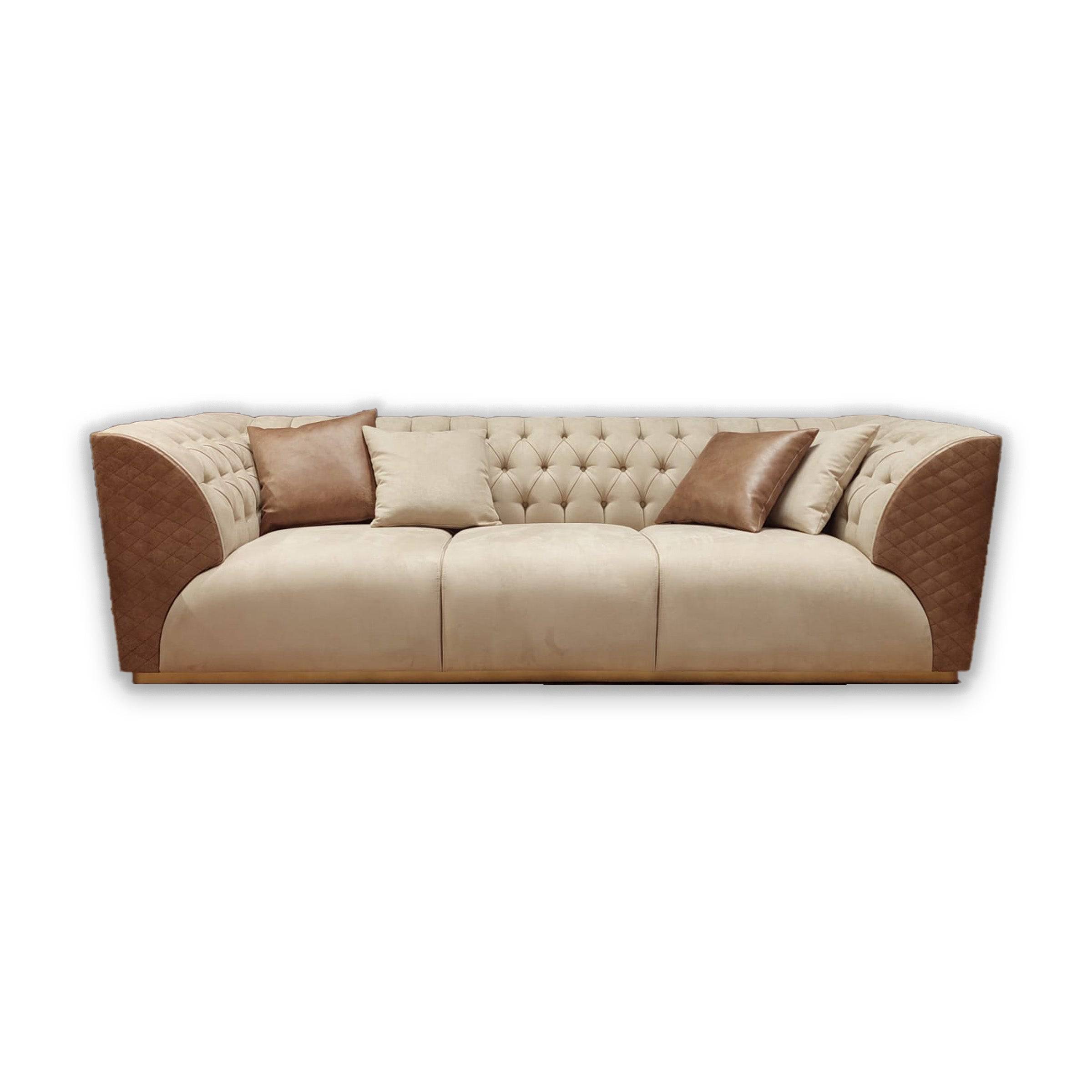 Display Item - Delfina 3 Seater Sofa Delf-3S -  USED ITEM | قطعة من المعرض- دلفينا صوفا 3 مقاعد - ebarza Furniture UAE | Shop Modern Furniture in Abu Dhabi & Dubai - مفروشات ايبازرا في الامارات | تسوق اثاث عصري وديكورات مميزة في دبي وابوظبي