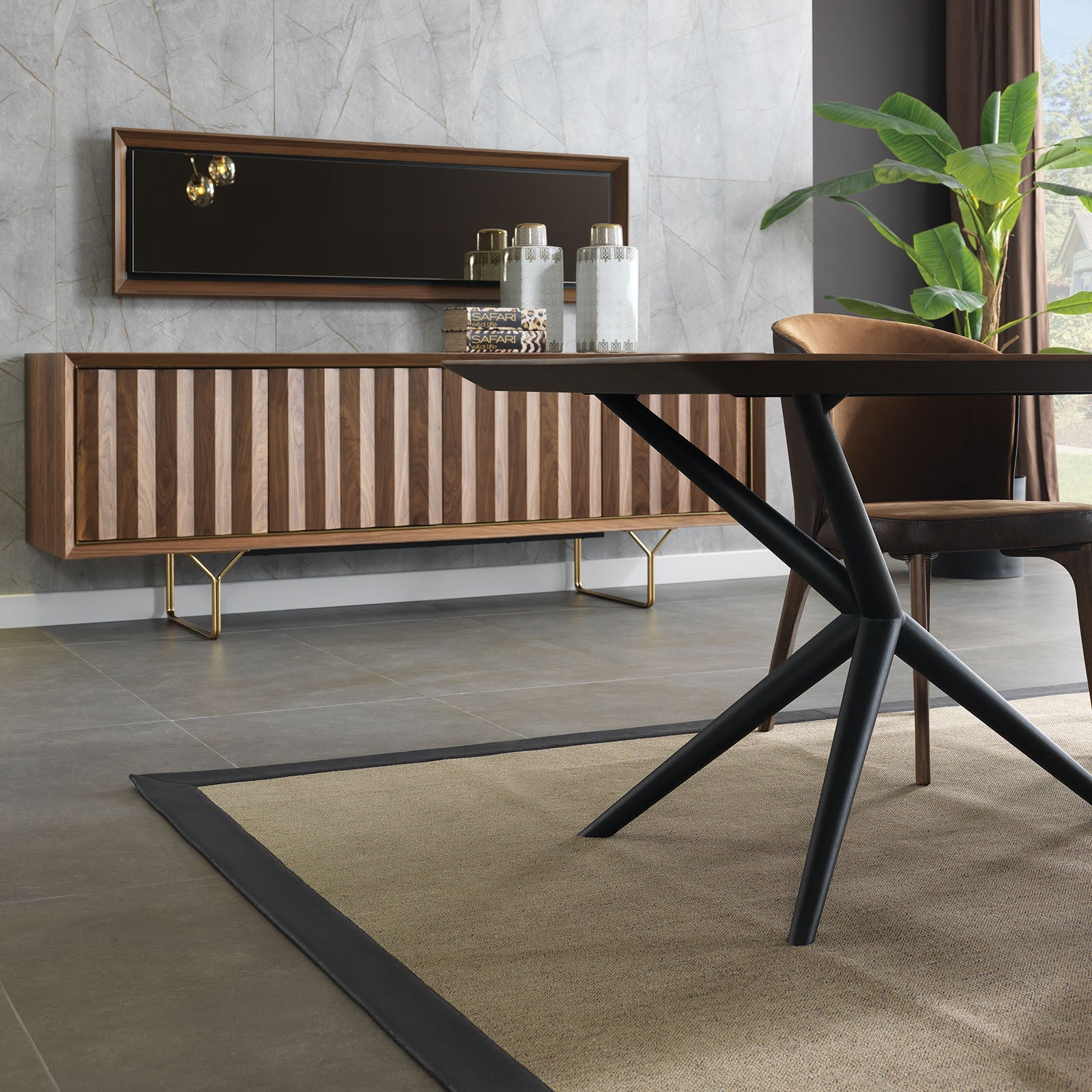 Display Item - Ginda Dining Table Ginda015-TableYAS -  DISPLAY ITEM - ebarza Furniture UAE | Shop Modern Furniture in Abu Dhabi & Dubai - مفروشات ايبازرا في الامارات | تسوق اثاث عصري وديكورات مميزة في دبي وابوظبي