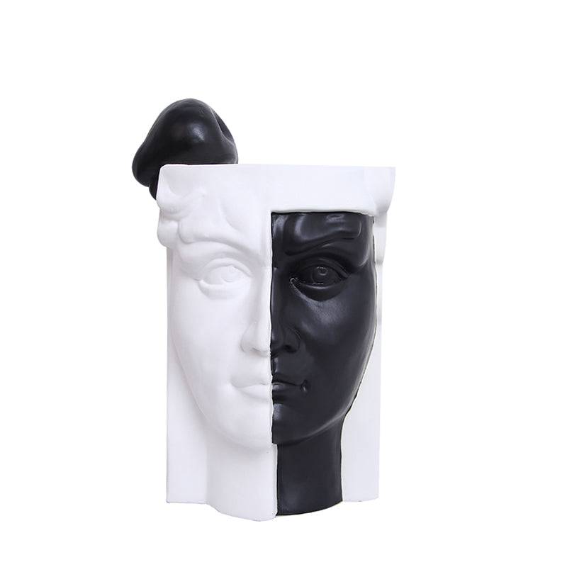 Double-Faced Ceramic Decoration Fa-D2100A -  Home Decor Figurines - ebarza Furniture UAE | Shop Modern Furniture in Abu Dhabi & Dubai - مفروشات ايبازرا في الامارات | تسوق اثاث عصري وديكورات مميزة في دبي وابوظبي