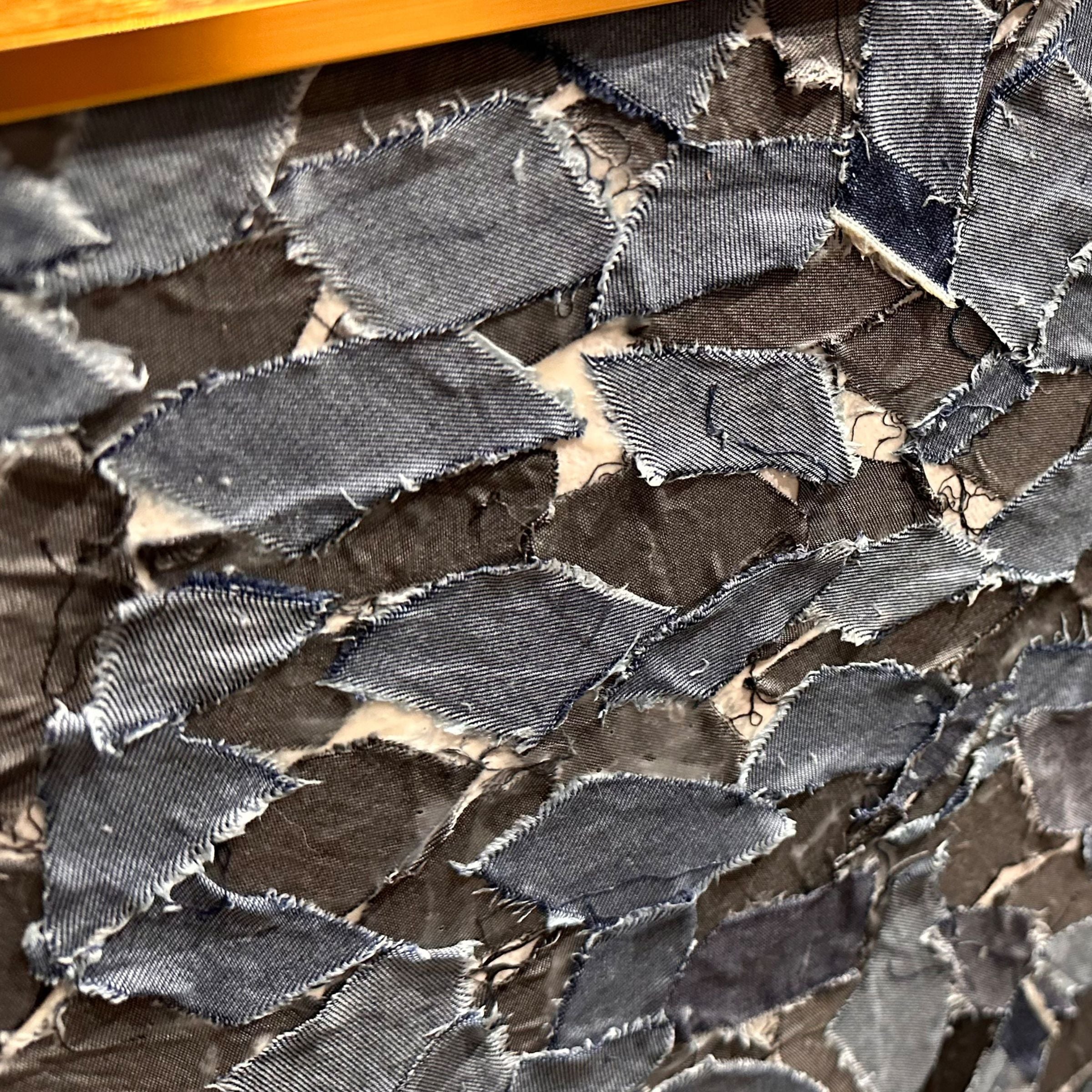 Dubai Iconic Hand Painted Art Jeans Fabric Painting 80*160cm SOASAMPLE012 -  Paintings - ebarza Furniture UAE | Shop Modern Furniture in Abu Dhabi & Dubai - مفروشات ايبازرا في الامارات | تسوق اثاث عصري وديكورات مميزة في دبي وابوظبي