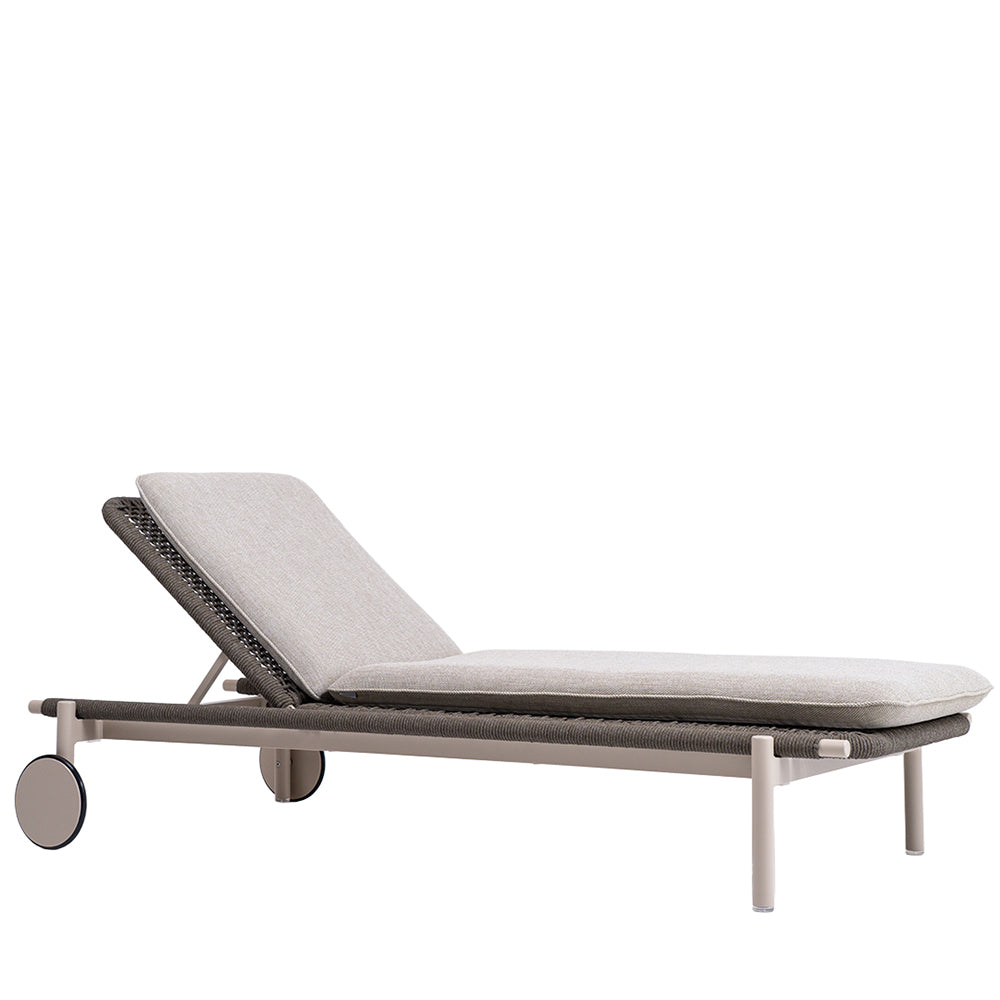 DUBLIN SUNBED WITH WHEELS AS2004N59ROP -  Sunloungers - ebarza Furniture UAE | Shop Modern Furniture in Abu Dhabi & Dubai - مفروشات ايبازرا في الامارات | تسوق اثاث عصري وديكورات مميزة في دبي وابوظبي