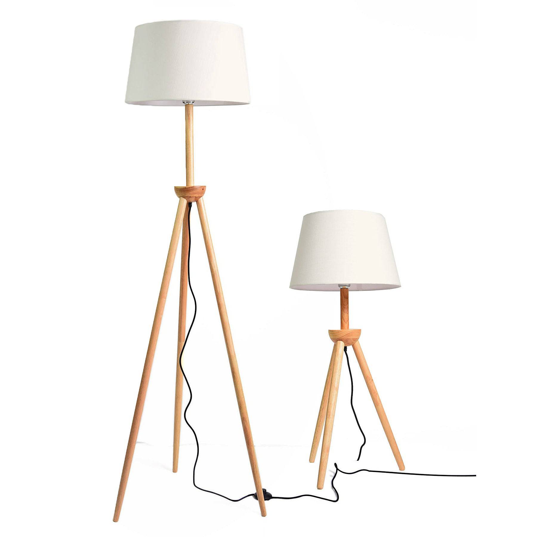 Eames Solid Wood Floor Lamp Bpld009-N -  Floor Lamps | مصباح أرضي من الخشب الصلب ايميس - ebarza Furniture UAE | Shop Modern Furniture in Abu Dhabi & Dubai - مفروشات ايبازرا في الامارات | تسوق اثاث عصري وديكورات مميزة في دبي وابوظبي