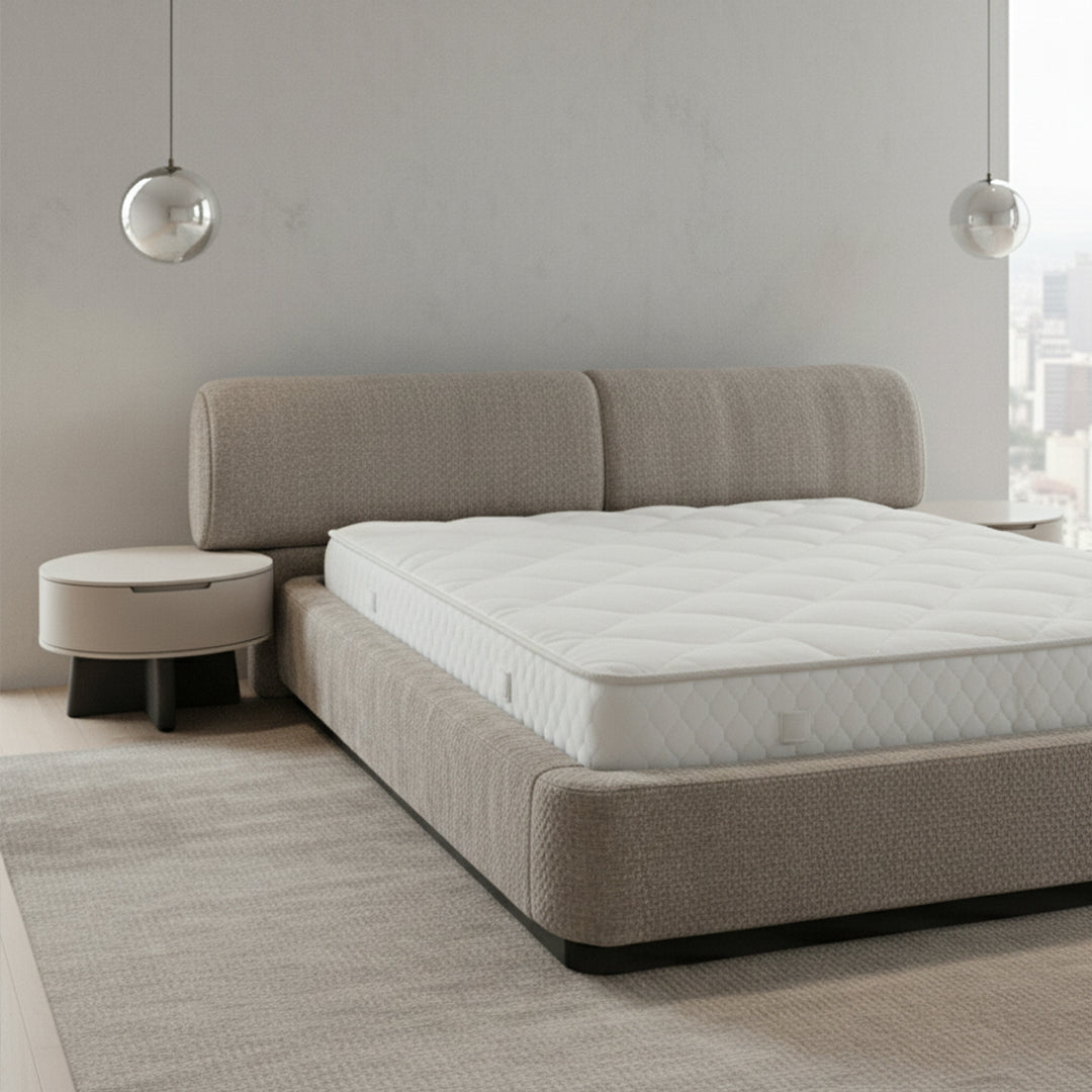 MARMO BEDSTEAD -  Bedsteads - ebarza Furniture UAE | Shop Modern Furniture in Abu Dhabi & Dubai - مفروشات ايبازرا في الامارات | تسوق اثاث عصري وديكورات مميزة في دبي وابوظبي