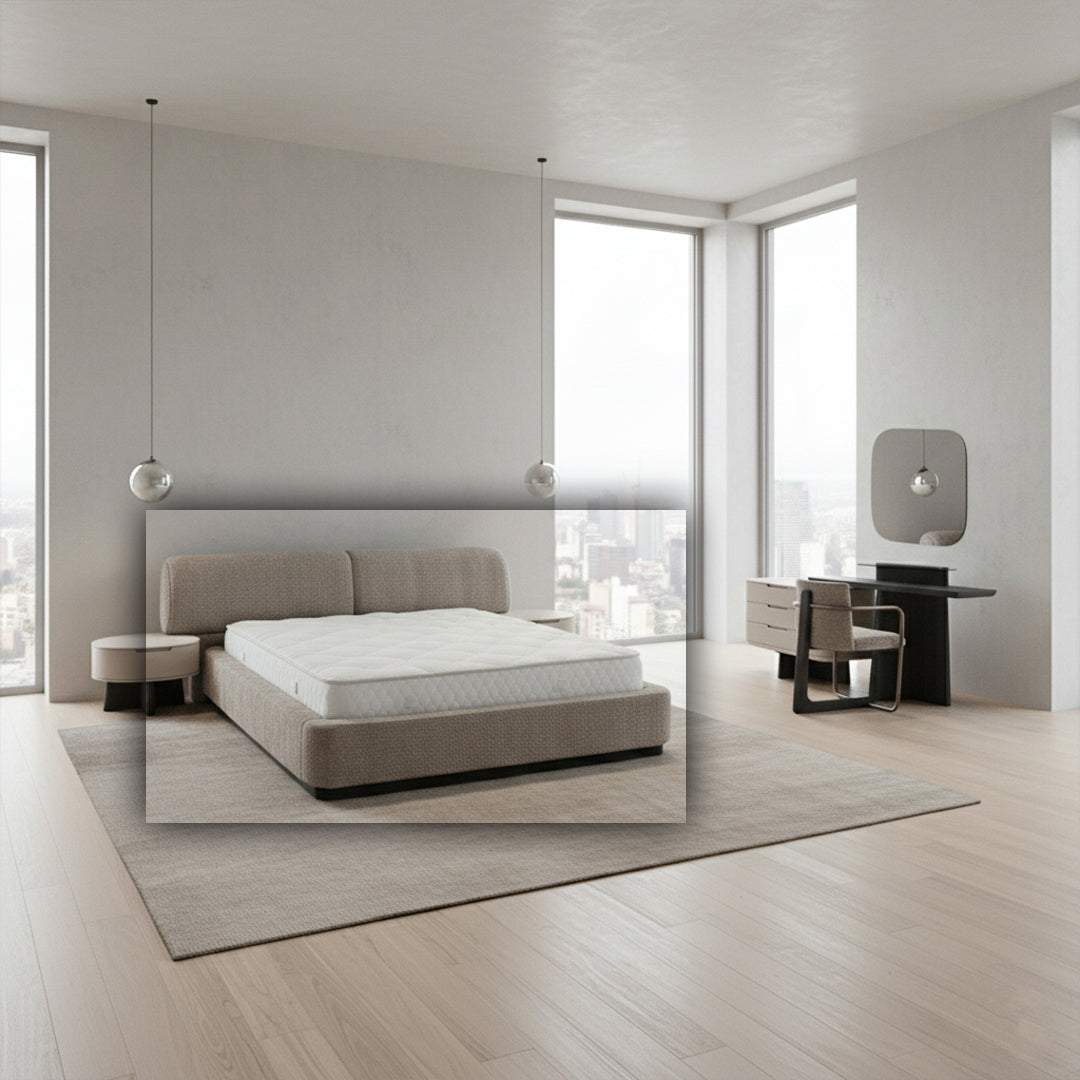 MARMO BEDSTEAD -  Bedsteads - ebarza Furniture UAE | Shop Modern Furniture in Abu Dhabi & Dubai - مفروشات ايبازرا في الامارات | تسوق اثاث عصري وديكورات مميزة في دبي وابوظبي