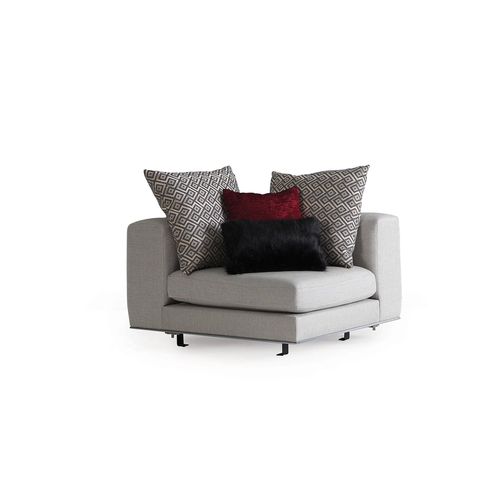 Display Item - Almira Corner Sofa Almira001YAS -  USED ITEM | قطعة من المعرض - صوفا زاوية ألميرا - ebarza Furniture UAE | Shop Modern Furniture in Abu Dhabi & Dubai - مفروشات ايبازرا في الامارات | تسوق اثاث عصري وديكورات مميزة في دبي وابوظبي