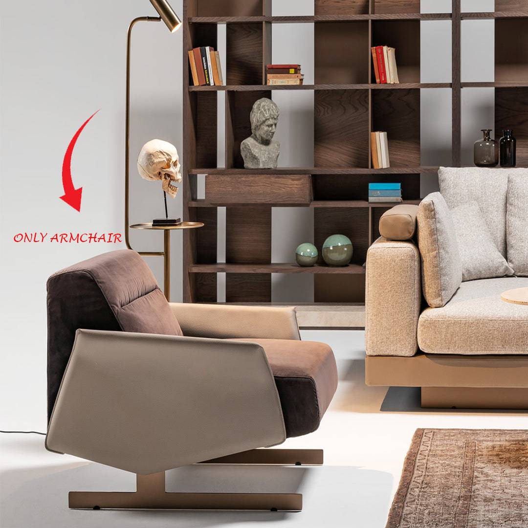 AS IS - Edessa Armchair Edsa-Armch -  Armchairs | كرسي بذراعين إيديسا - ebarza Furniture UAE | Shop Modern Furniture in Abu Dhabi & Dubai - مفروشات ايبازرا في الامارات | تسوق اثاث عصري وديكورات مميزة في دبي وابوظبي