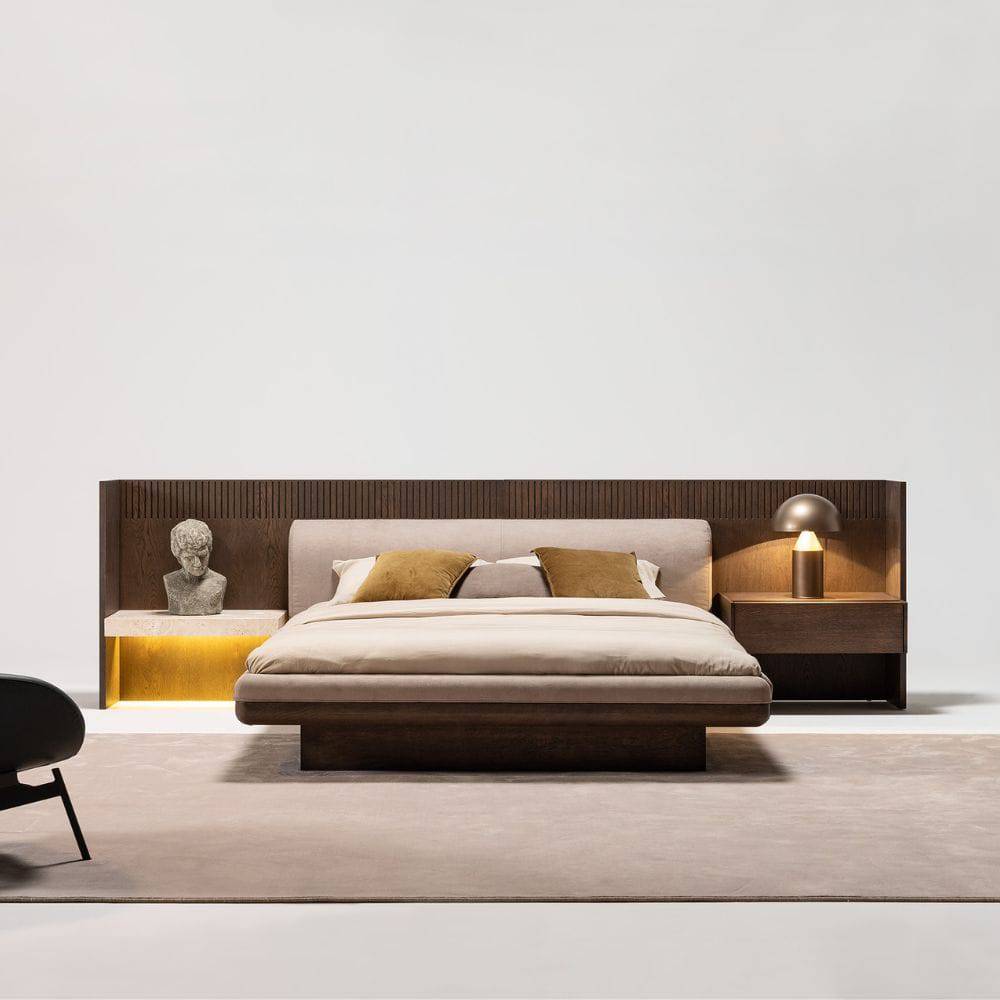 Display Item - Edessa Bedstead With 1X Nightstand Edsa-Bed-YAS -  DISPLAY ITEM - ebarza Furniture UAE | Shop Modern Furniture in Abu Dhabi & Dubai - مفروشات ايبازرا في الامارات | تسوق اثاث عصري وديكورات مميزة في دبي وابوظبي