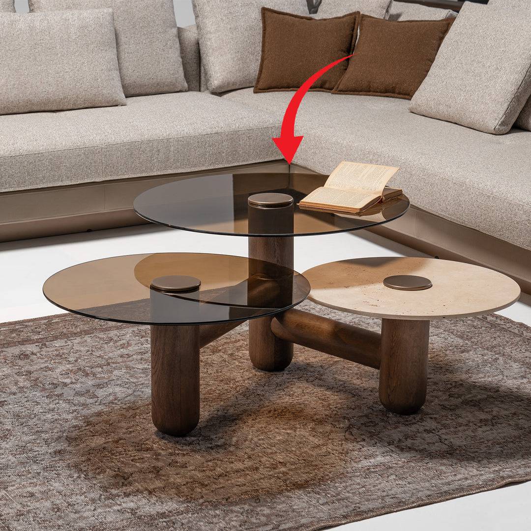 Pre Order 90 Days Delivery -  Edessa Center Table Edsa-Ct01 -  Coffee Tables | الطلب المسبق التسليم خلال 90 يومًا - طاولة وسط إيديسا - ebarza Furniture UAE | Shop Modern Furniture in Abu Dhabi & Dubai - مفروشات ايبازرا في الامارات | تسوق اثاث عصري وديكورات مميزة في دبي وابوظبي