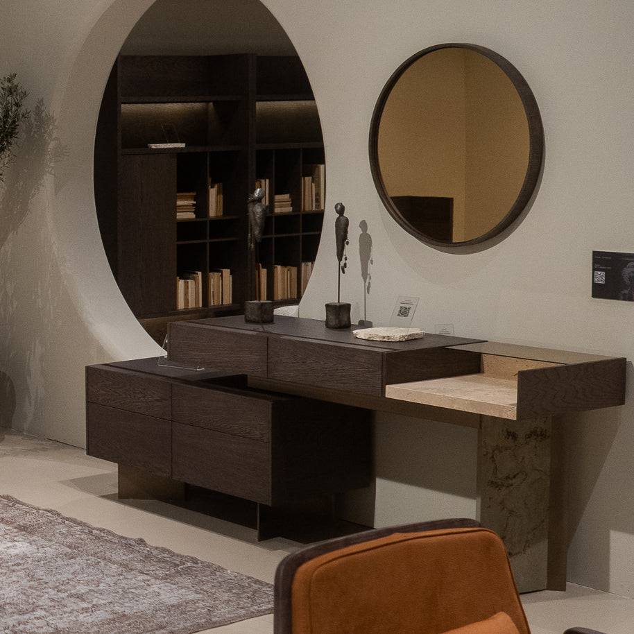 Edessa Dresser Edsa-Dresser -  Dressers and Mirrors | إيديسا طاولة زينة - ebarza Furniture UAE | Shop Modern Furniture in Abu Dhabi & Dubai - مفروشات ايبازرا في الامارات | تسوق اثاث عصري وديكورات مميزة في دبي وابوظبي