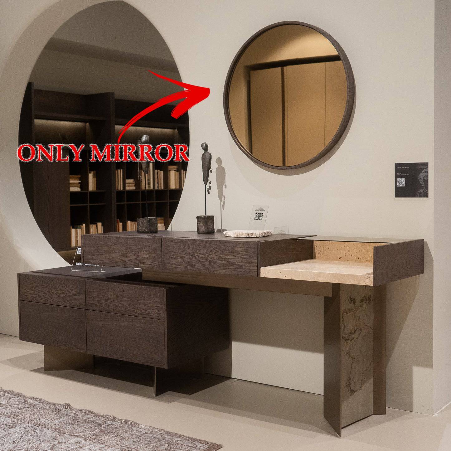 Edessa Mirror Edsa-Mirr -  Mirrors | مرآة ايديسيا - ebarza Furniture UAE | Shop Modern Furniture in Abu Dhabi & Dubai - مفروشات ايبازرا في الامارات | تسوق اثاث عصري وديكورات مميزة في دبي وابوظبي