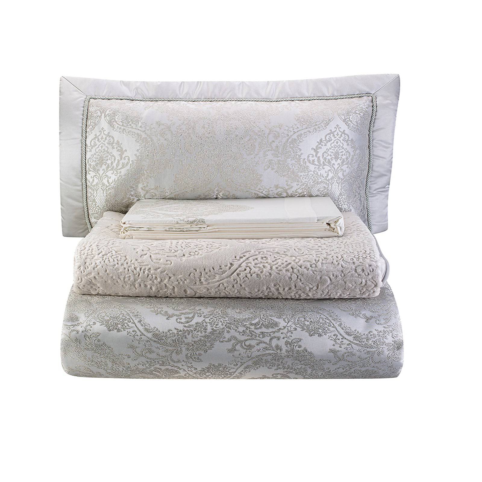 Eldora Gumus Set 200.15.01.0176 -  Bedding - ebarza Furniture UAE | Shop Modern Furniture in Abu Dhabi & Dubai - مفروشات ايبازرا في الامارات | تسوق اثاث عصري وديكورات مميزة في دبي وابوظبي