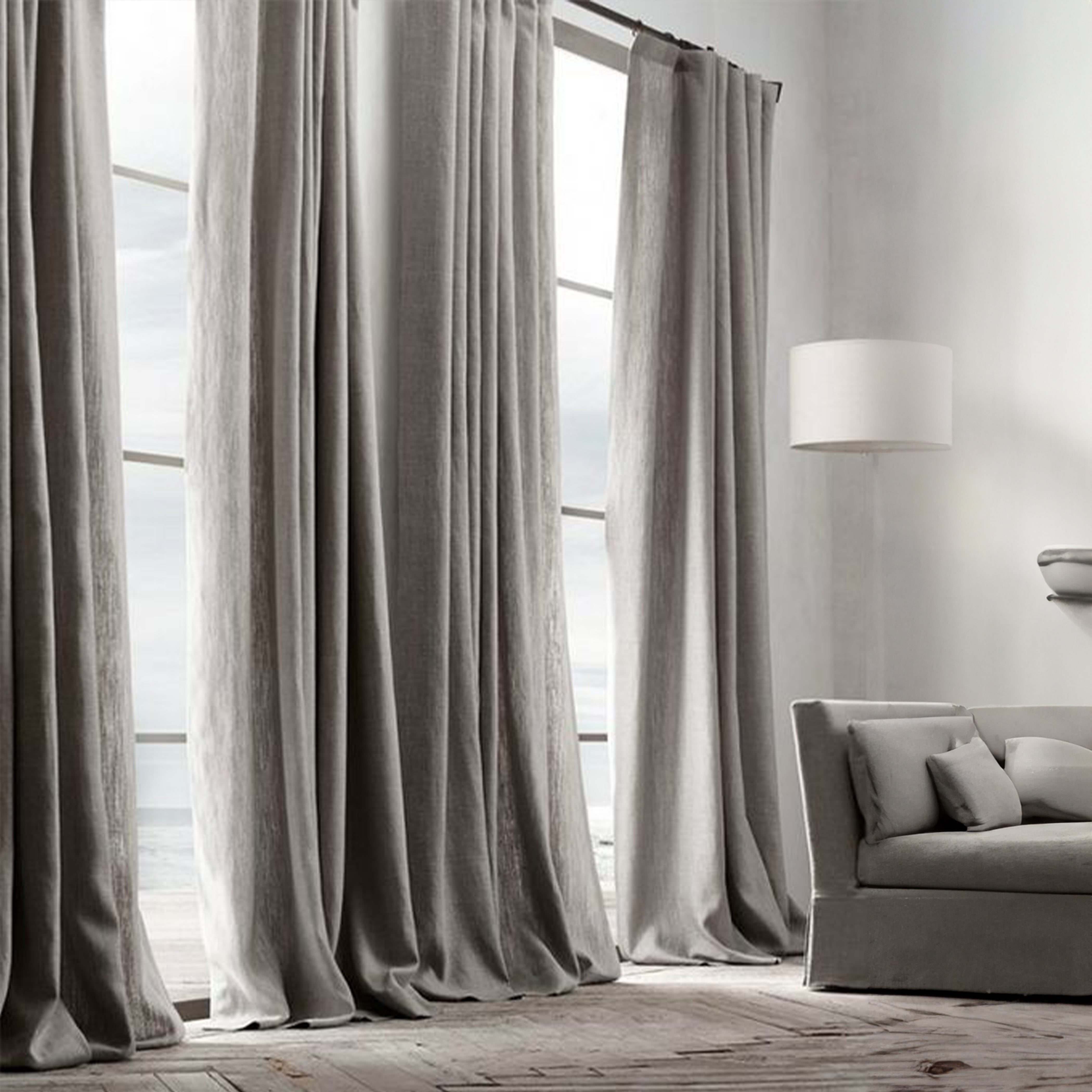 Elegant AROSA Window Curtain Fabric QX137 AROSA -  Curtains & Drapes - ebarza Furniture UAE | Shop Modern Furniture in Abu Dhabi & Dubai - مفروشات ايبازرا في الامارات | تسوق اثاث عصري وديكورات مميزة في دبي وابوظبي