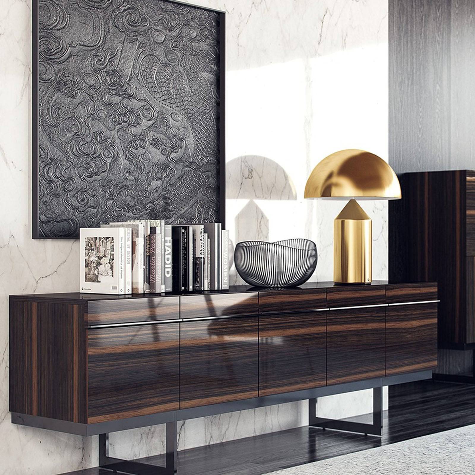 Elegant Sideboard Ele-Side -  Sideboards | خزانة جانبية من ايليجانت - ebarza Furniture UAE | Shop Modern Furniture in Abu Dhabi & Dubai - مفروشات ايبازرا في الامارات | تسوق اثاث عصري وديكورات مميزة في دبي وابوظبي