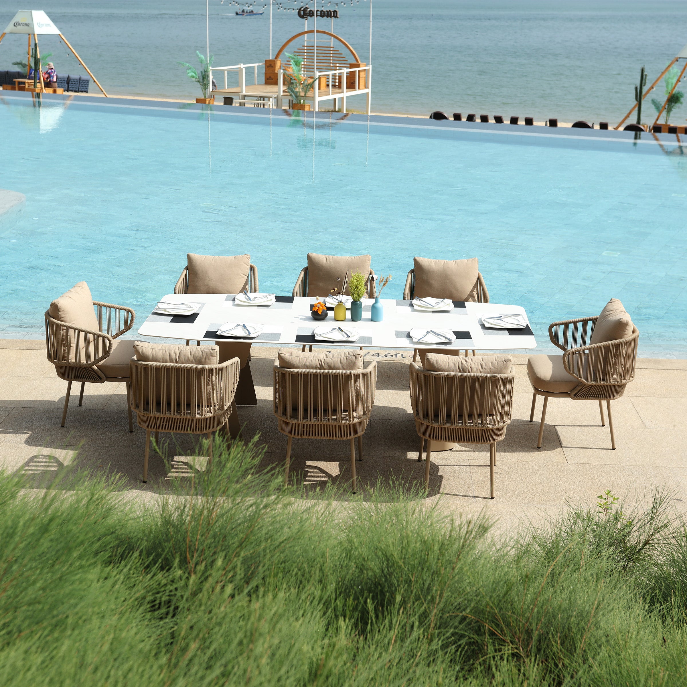 Embrace Outdoor Dining Chair MYX-DC1040 -  Outdoor Chairs - ebarza Furniture UAE | Shop Modern Furniture in Abu Dhabi & Dubai - مفروشات ايبازرا في الامارات | تسوق اثاث عصري وديكورات مميزة في دبي وابوظبي