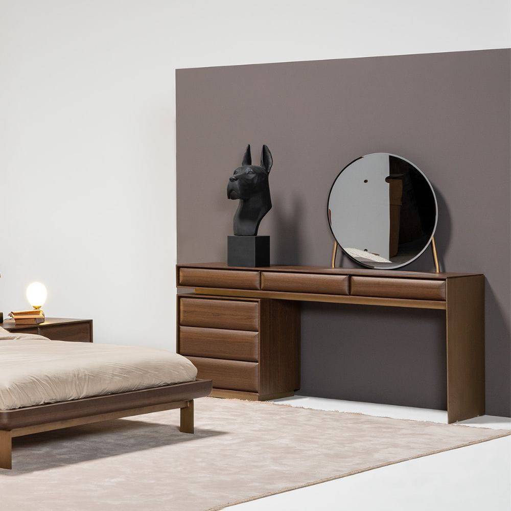 Era Dresser And Mirror Era-Dresser -  Dressers and Mirrors | إرا طاولة زينة ومرآة - ebarza Furniture UAE | Shop Modern Furniture in Abu Dhabi & Dubai - مفروشات ايبازرا في الامارات | تسوق اثاث عصري وديكورات مميزة في دبي وابوظبي