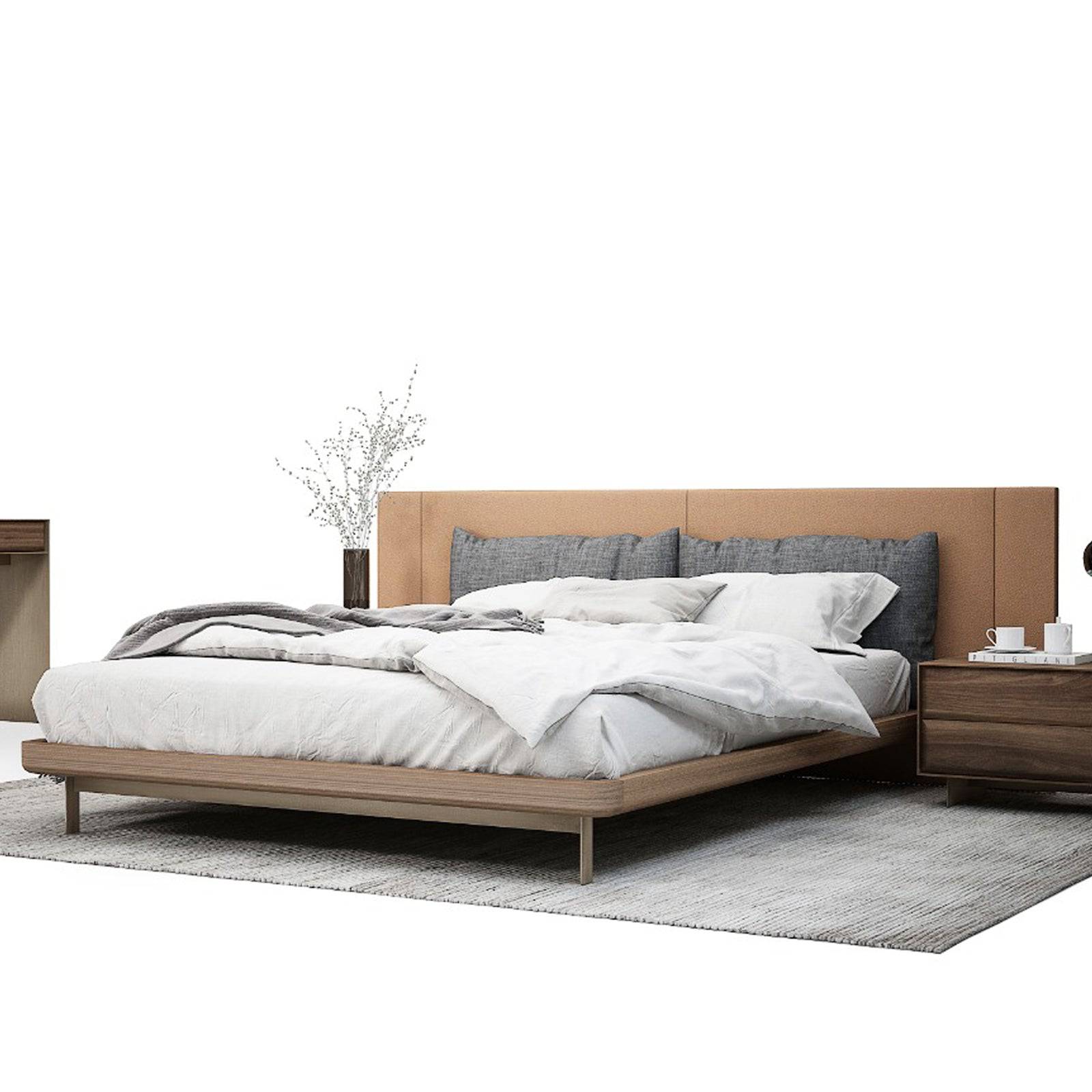 Pre Order 90 Days Delivery Era Queen Size Bedstead Era-Bed 160x200 -  Bedsteads | سرير بحجم كوين من إرا - ebarza Furniture UAE | Shop Modern Furniture in Abu Dhabi & Dubai - مفروشات ايبازرا في الامارات | تسوق اثاث عصري وديكورات مميزة في دبي وابوظبي