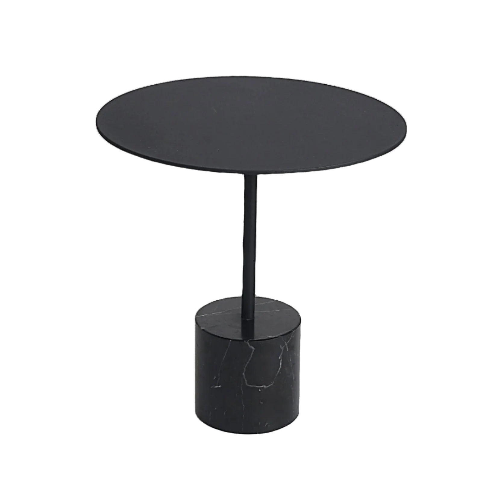 Espoo Marble Side Table Ct8684-44-Bk -  Side Tables - ebarza Furniture UAE | Shop Modern Furniture in Abu Dhabi & Dubai - مفروشات ايبازرا في الامارات | تسوق اثاث عصري وديكورات مميزة في دبي وابوظبي