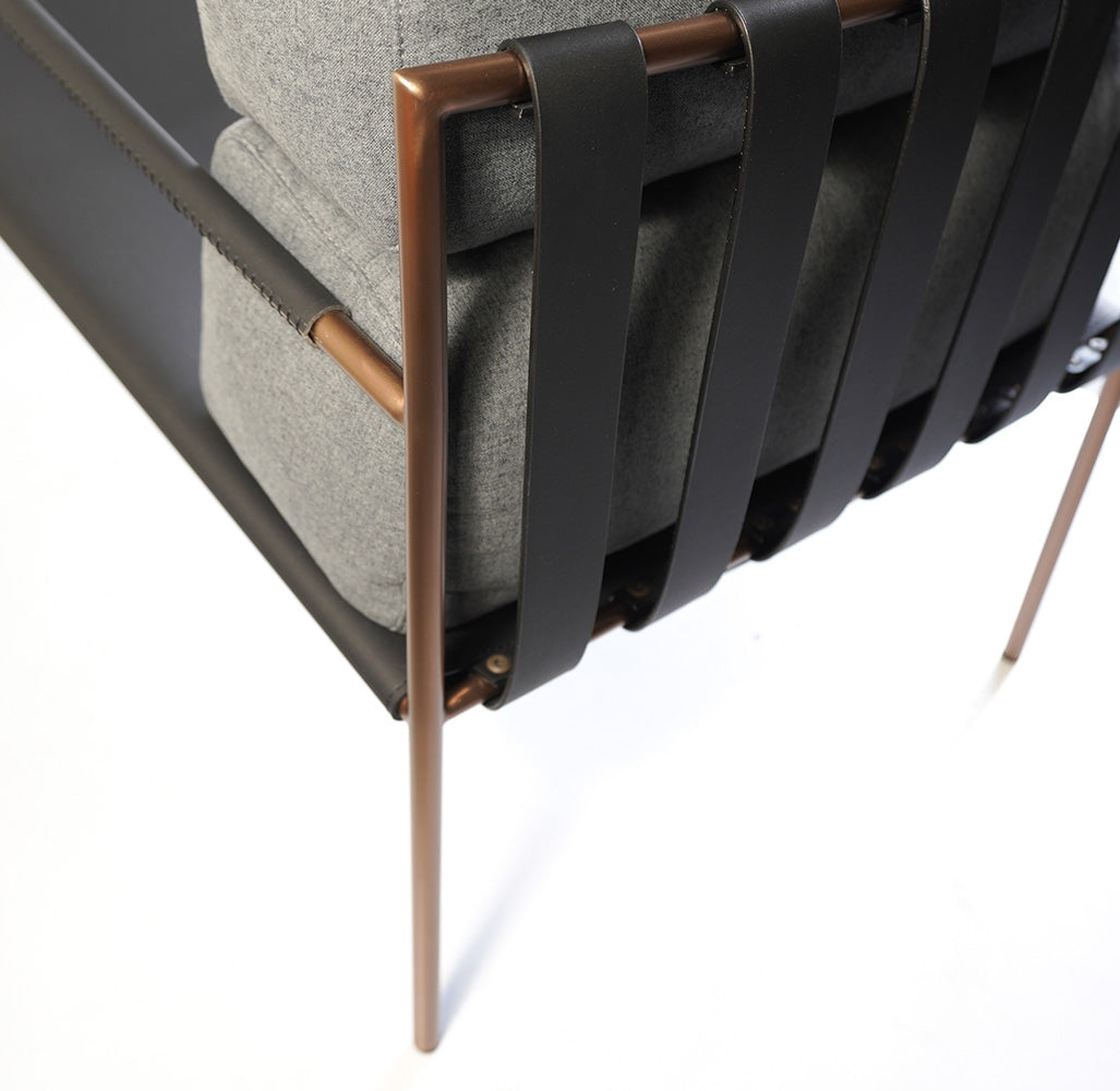 Eugene Lounge Chair MLL-A95-Black dark Gray -  Lounge Chairs - ebarza Furniture UAE | Shop Modern Furniture in Abu Dhabi & Dubai - مفروشات ايبازرا في الامارات | تسوق اثاث عصري وديكورات مميزة في دبي وابوظبي