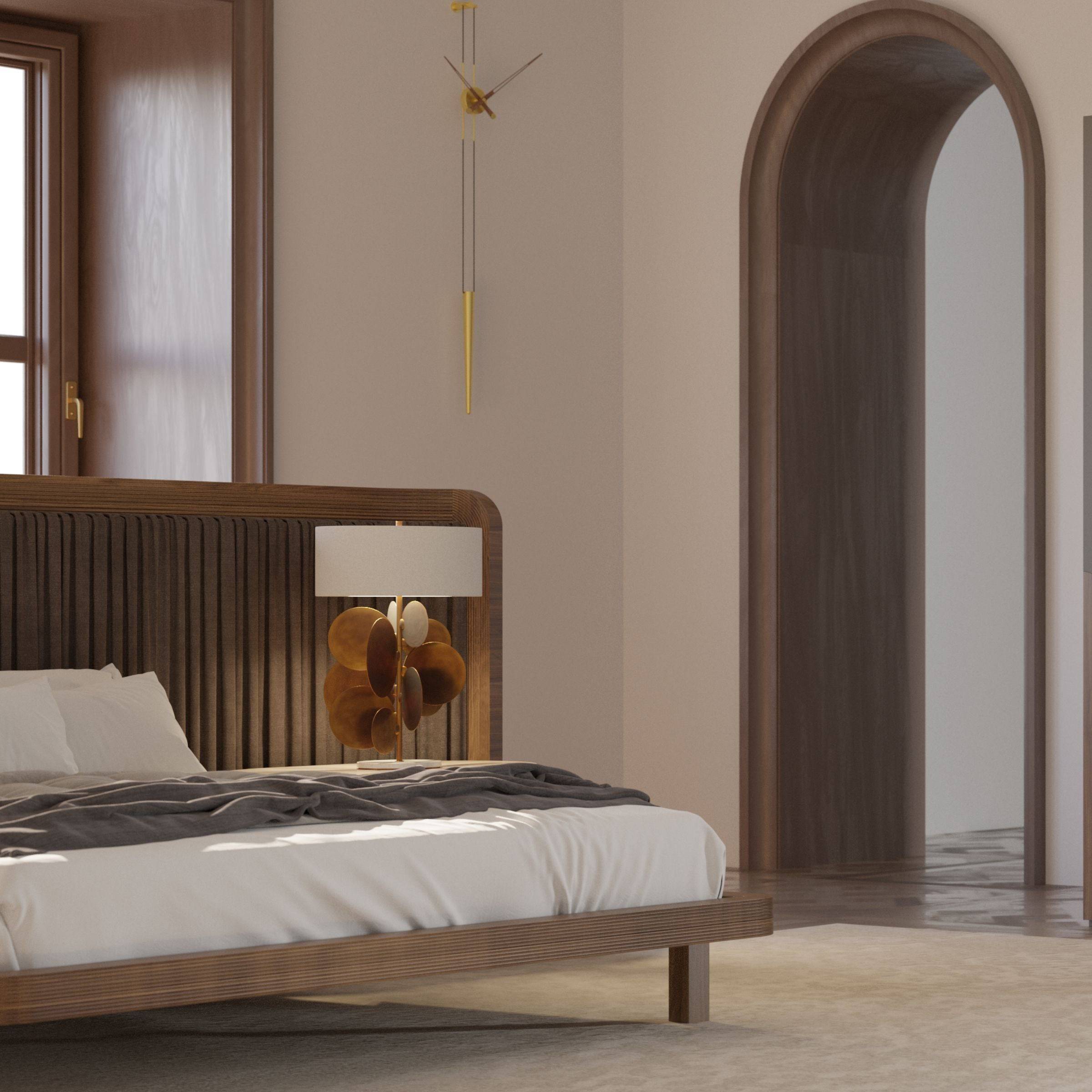 Eva King Size Bedstead Eva-Bed -  Bedsteads - ebarza Furniture UAE | Shop Modern Furniture in Abu Dhabi & Dubai - مفروشات ايبازرا في الامارات | تسوق اثاث عصري وديكورات مميزة في دبي وابوظبي