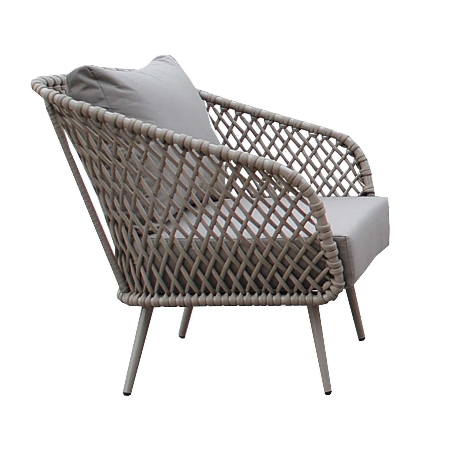 Evolve Outdoor Armchair  28510301 -  Outdoor Chairs | كرسي بذراعين للاستخدام الخارجي من إفولف - ebarza Furniture UAE | Shop Modern Furniture in Abu Dhabi & Dubai - مفروشات ايبازرا في الامارات | تسوق اثاث عصري وديكورات مميزة في دبي وابوظبي