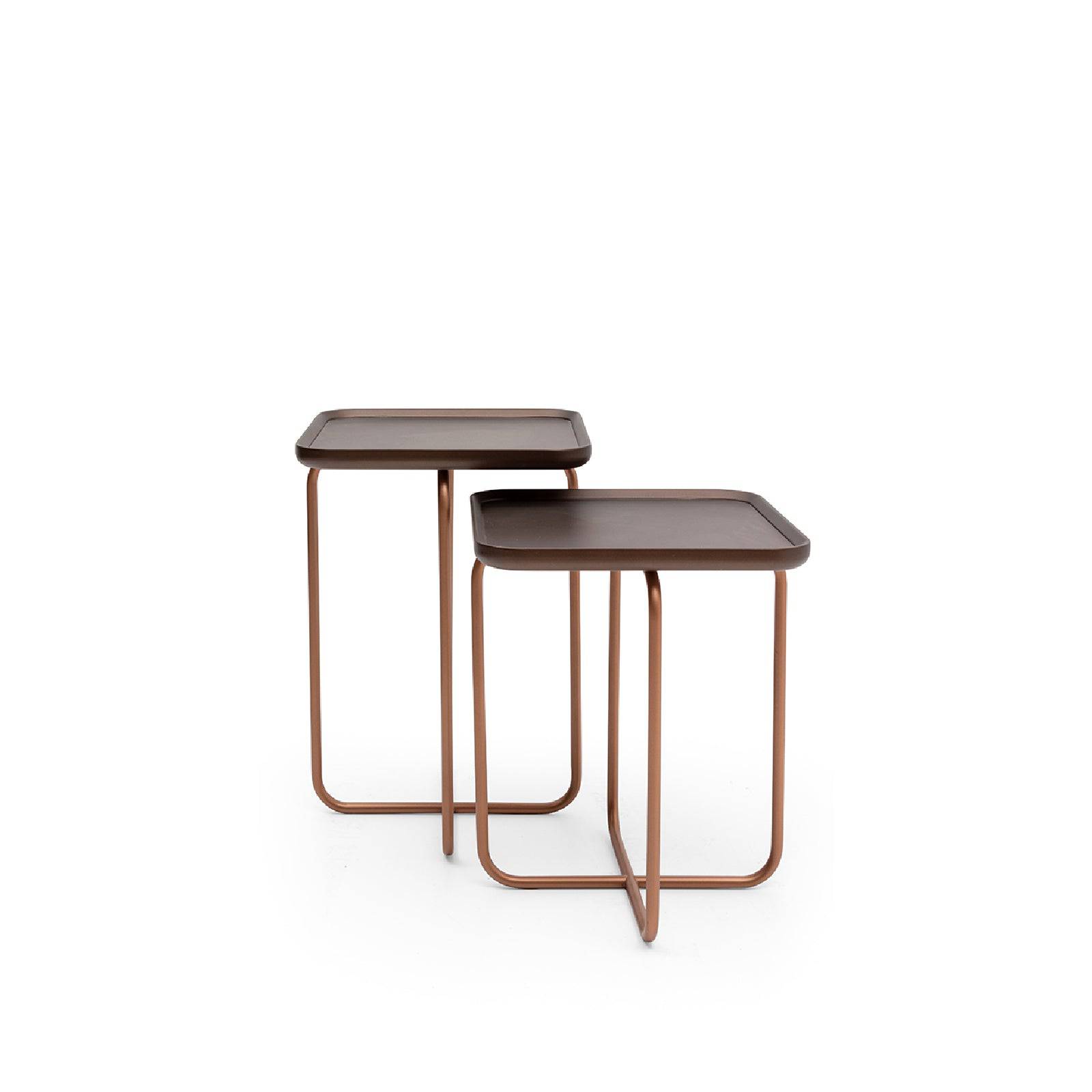 Firenze Set Of 2 Table Frnz-009Set -  Side Tables | طقم 2 طاولة فيرينز - ebarza Furniture UAE | Shop Modern Furniture in Abu Dhabi & Dubai - مفروشات ايبازرا في الامارات | تسوق اثاث عصري وديكورات مميزة في دبي وابوظبي