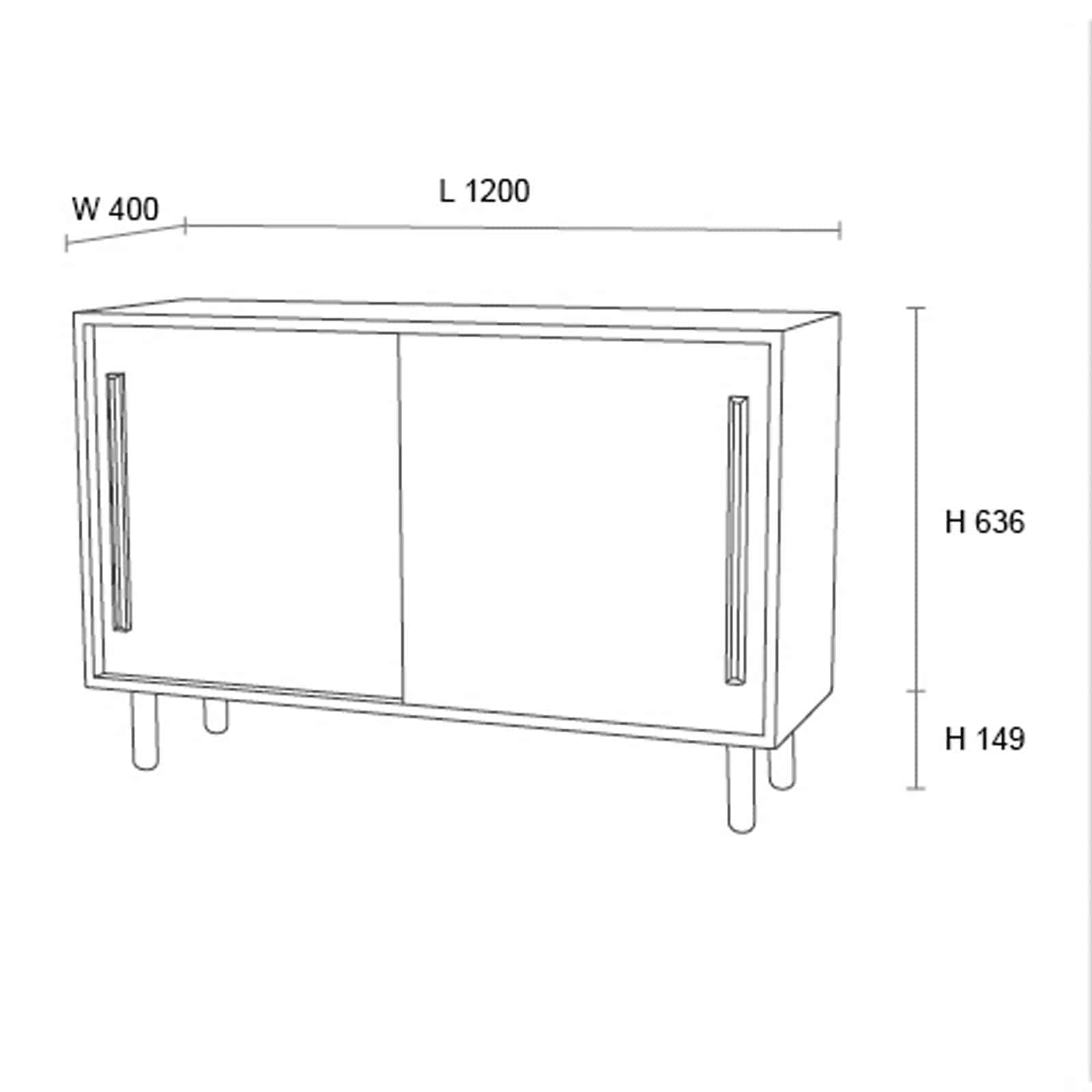 Flen Sideboard/Console/Shoesrack  Ll-004 -  Sideboards - ebarza Furniture UAE | Shop Modern Furniture in Abu Dhabi & Dubai - مفروشات ايبازرا في الامارات | تسوق اثاث عصري وديكورات مميزة في دبي وابوظبي