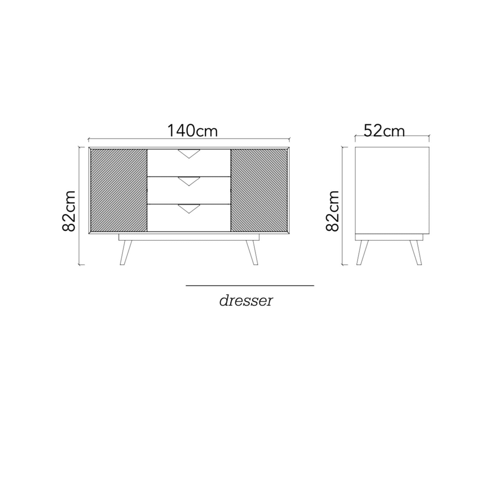 Florya Dresser+Mirror Florya009-Dresser+Mirror -  Dressers and Mirrors | طاولة زينة مع مرآءة فلوريا - ebarza Furniture UAE | Shop Modern Furniture in Abu Dhabi & Dubai - مفروشات ايبازرا في الامارات | تسوق اثاث عصري وديكورات مميزة في دبي وابوظبي