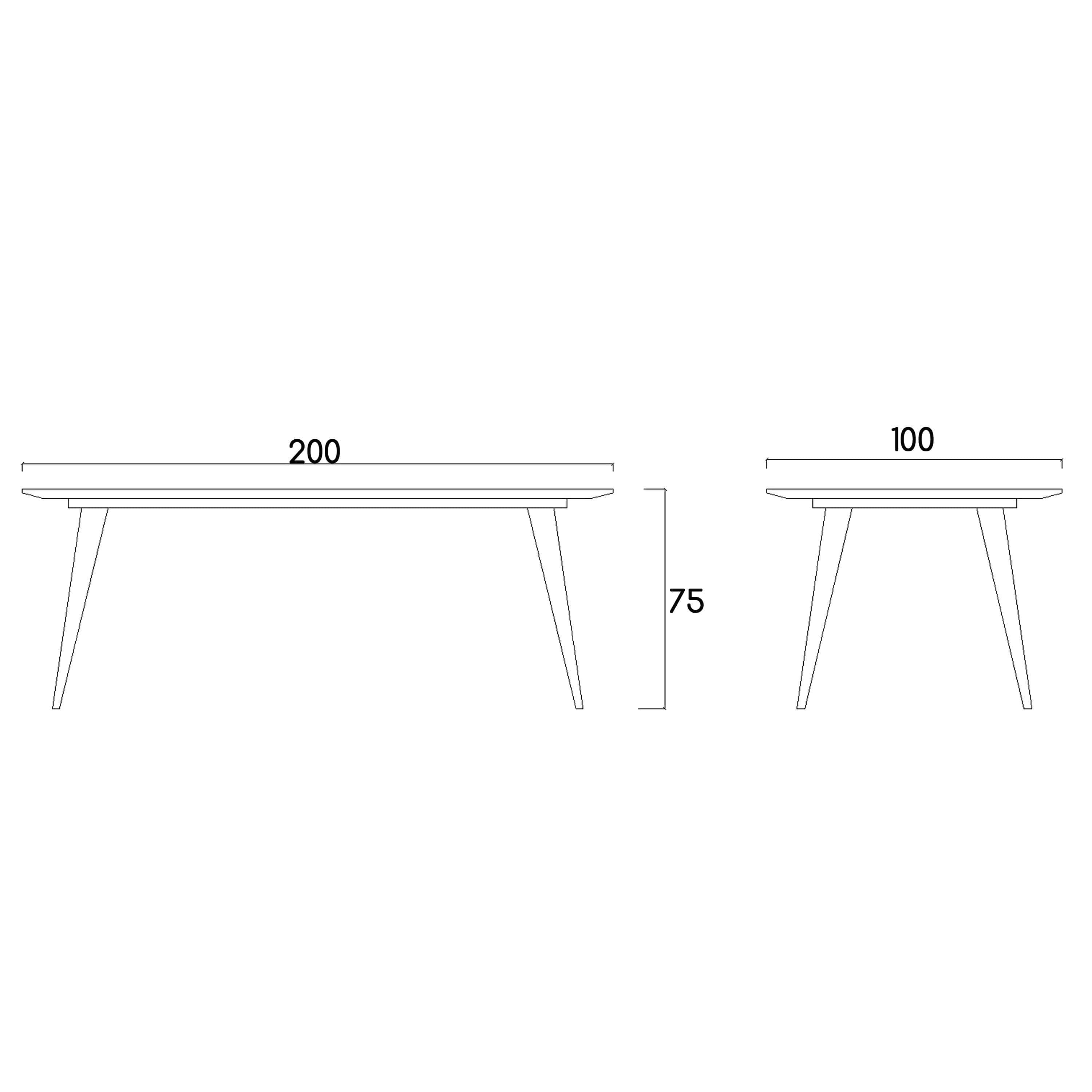 Florya Extendable Dining Table Flodining003 -  Dining Tables | طاولة طعام فلوريا + 6 كراسي - ebarza Furniture UAE | Shop Modern Furniture in Abu Dhabi & Dubai - مفروشات ايبازرا في الامارات | تسوق اثاث عصري وديكورات مميزة في دبي وابوظبي