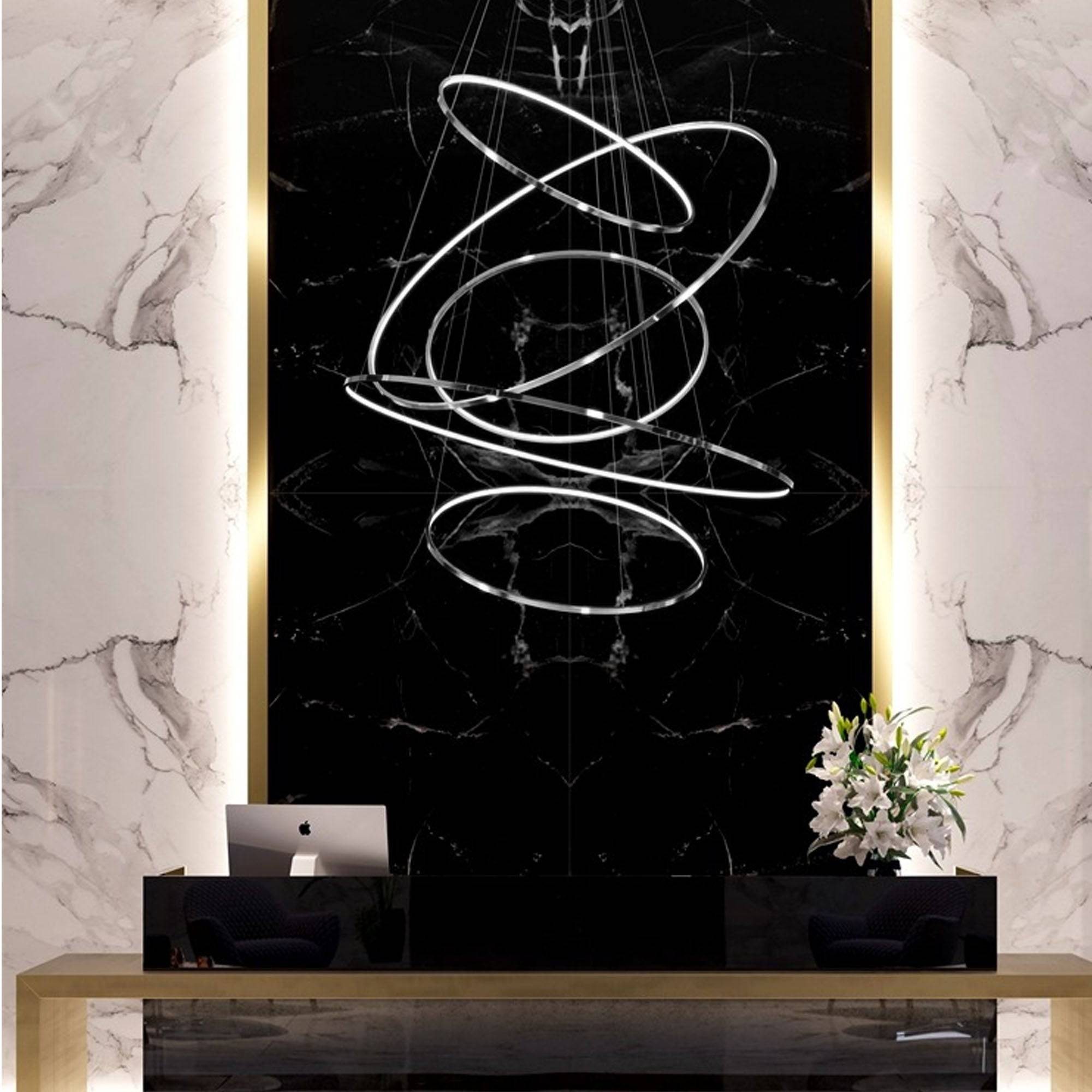 Galaxy Ring Light 120 Cm Cy-New-088-1200-C -  Pendant Lamps - ebarza Furniture UAE | Shop Modern Furniture in Abu Dhabi & Dubai - مفروشات ايبازرا في الامارات | تسوق اثاث عصري وديكورات مميزة في دبي وابوظبي