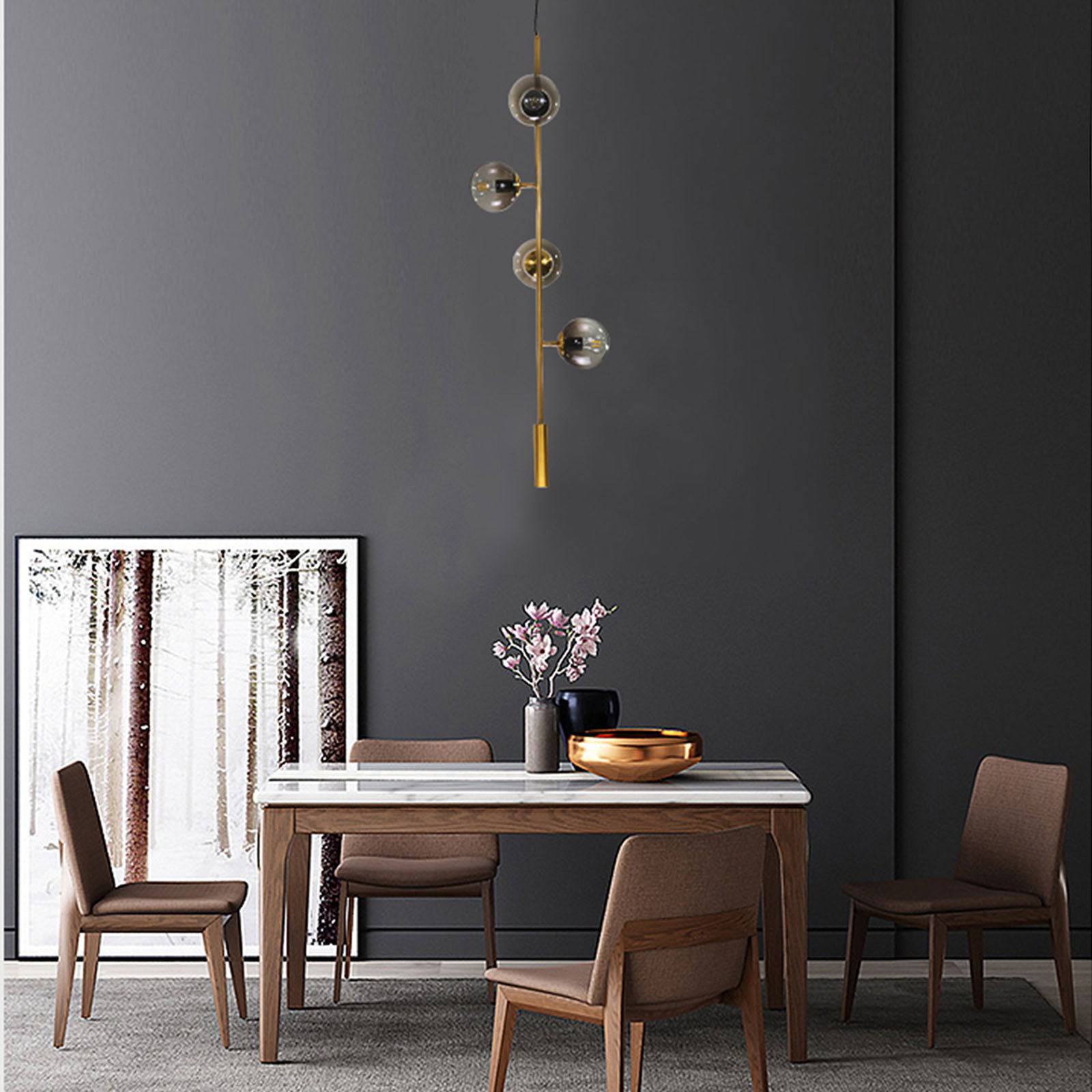 Gavle 4 Heads Pendant Lamp Cy-New-025-Br -  Pendant Lamps - ebarza Furniture UAE | Shop Modern Furniture in Abu Dhabi & Dubai - مفروشات ايبازرا في الامارات | تسوق اثاث عصري وديكورات مميزة في دبي وابوظبي