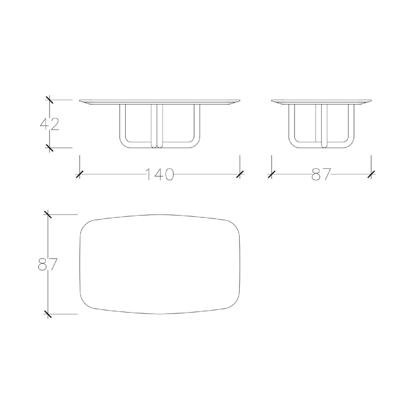 Giallo Center Table Giloct-049 -  Coffee Tables | طاولة وسط من جيالو - ebarza Furniture UAE | Shop Modern Furniture in Abu Dhabi & Dubai - مفروشات ايبازرا في الامارات | تسوق اثاث عصري وديكورات مميزة في دبي وابوظبي