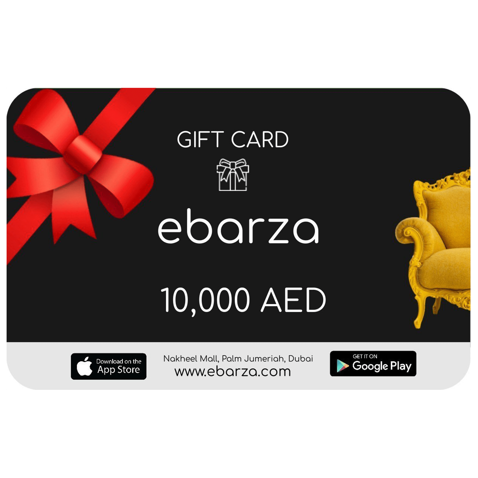 Gift Card -  Gift Cards - ebarza Furniture UAE | Shop Modern Furniture in Abu Dhabi & Dubai - مفروشات ايبازرا في الامارات | تسوق اثاث عصري وديكورات مميزة في دبي وابوظبي