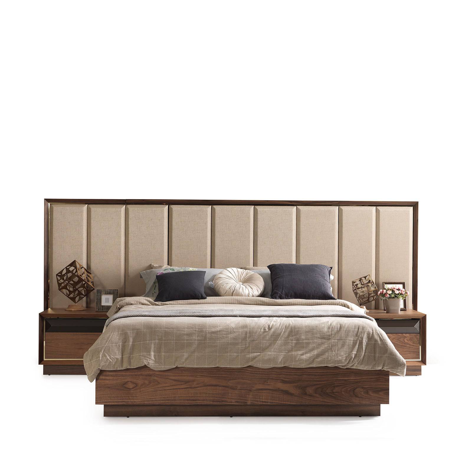 Ginda Bedstead Ginda001-Bedonly -  Bedsteads - ebarza Furniture UAE | Shop Modern Furniture in Abu Dhabi & Dubai - مفروشات ايبازرا في الامارات | تسوق اثاث عصري وديكورات مميزة في دبي وابوظبي