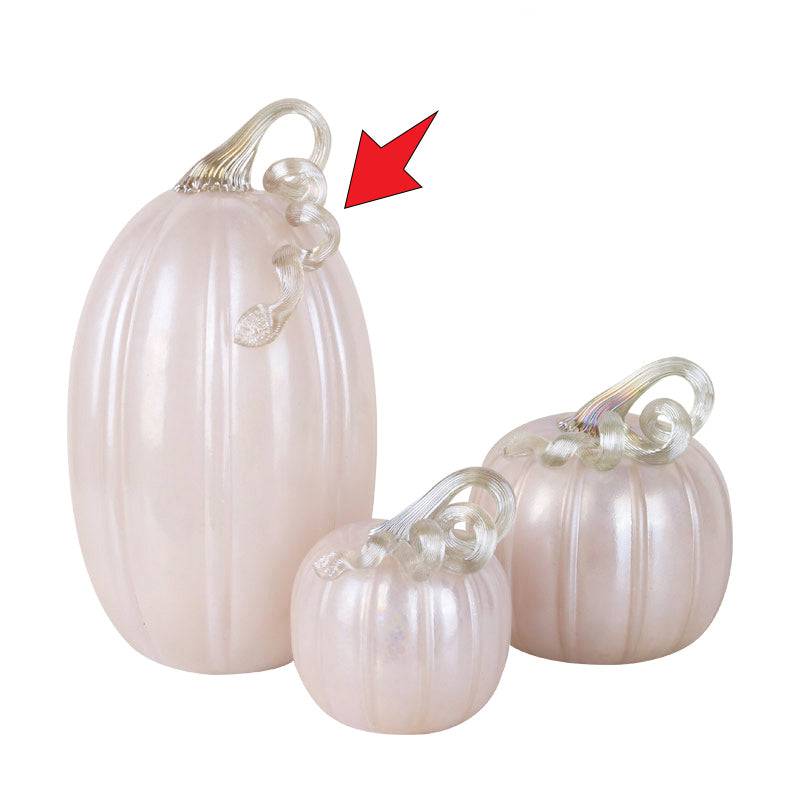 Glass Pumpkin Decoration-A Fb-Zs1917A -  Home Decor Figurines - ebarza Furniture UAE | Shop Modern Furniture in Abu Dhabi & Dubai - مفروشات ايبازرا في الامارات | تسوق اثاث عصري وديكورات مميزة في دبي وابوظبي