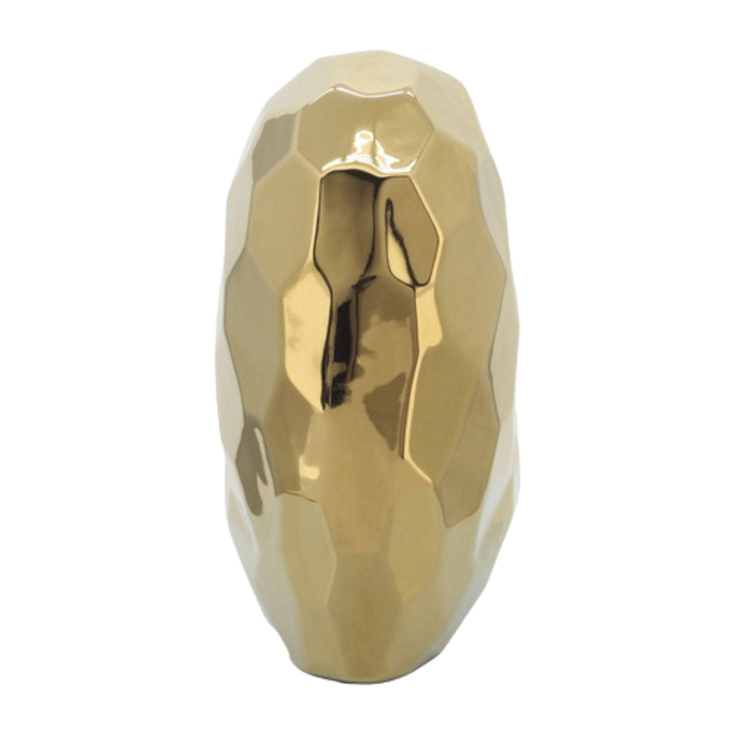 Gold Ceramic Heart 13216-01 -  Home Decor Figurines | قلب سيراميك ذهبي - ebarza Furniture UAE | Shop Modern Furniture in Abu Dhabi & Dubai - مفروشات ايبازرا في الامارات | تسوق اثاث عصري وديكورات مميزة في دبي وابوظبي