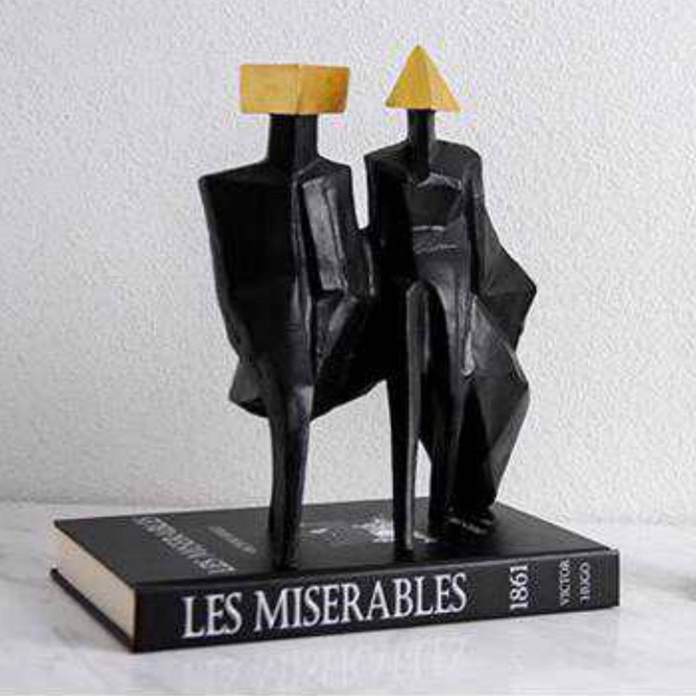 Golden Block Figure Decoration-A Fa-Sz2015A -  Home Decor Figurines - ebarza Furniture UAE | Shop Modern Furniture in Abu Dhabi & Dubai - مفروشات ايبازرا في الامارات | تسوق اثاث عصري وديكورات مميزة في دبي وابوظبي