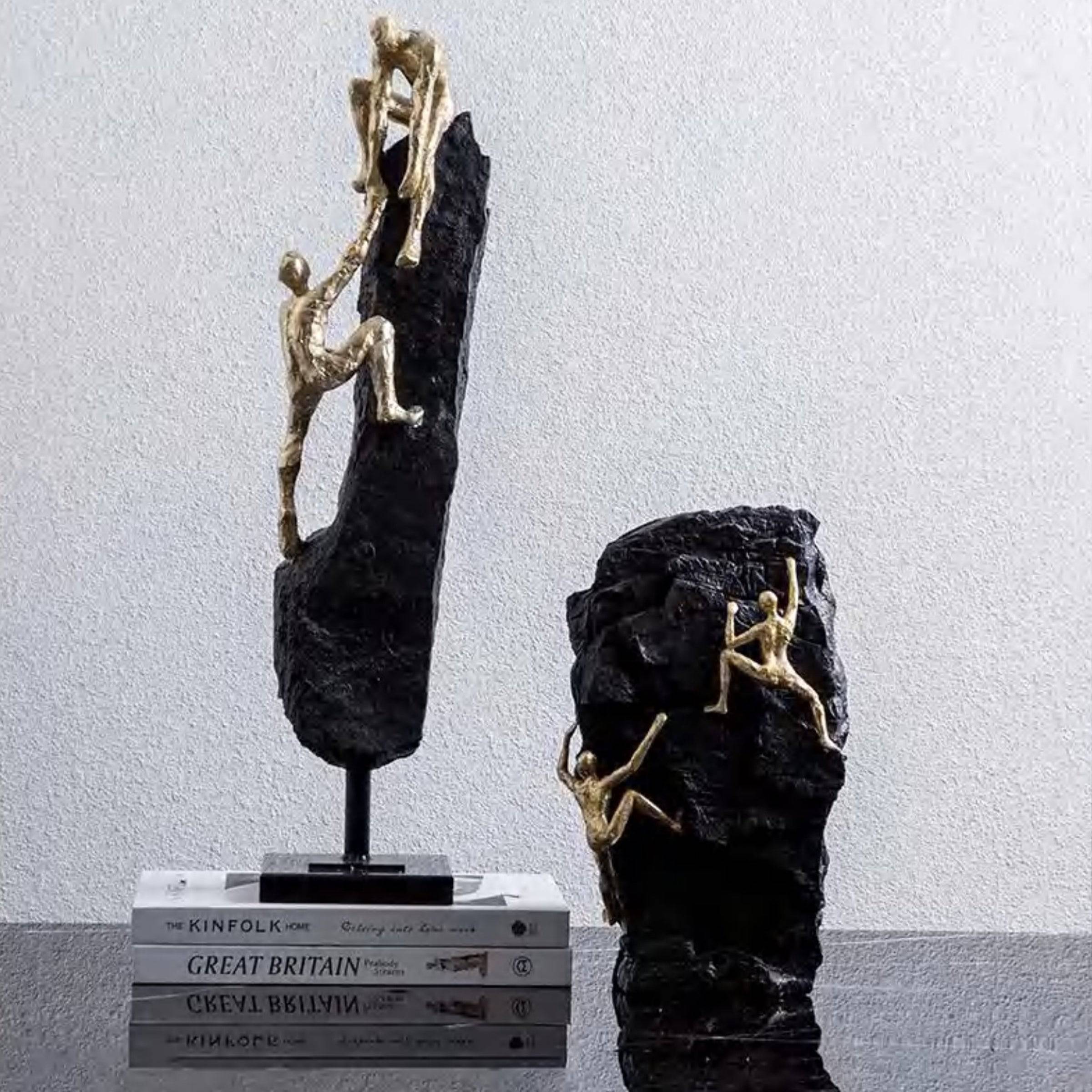 Golden Climbing Decoration-A Fa-Sz2031A -  Home Decor Figurines - ebarza Furniture UAE | Shop Modern Furniture in Abu Dhabi & Dubai - مفروشات ايبازرا في الامارات | تسوق اثاث عصري وديكورات مميزة في دبي وابوظبي