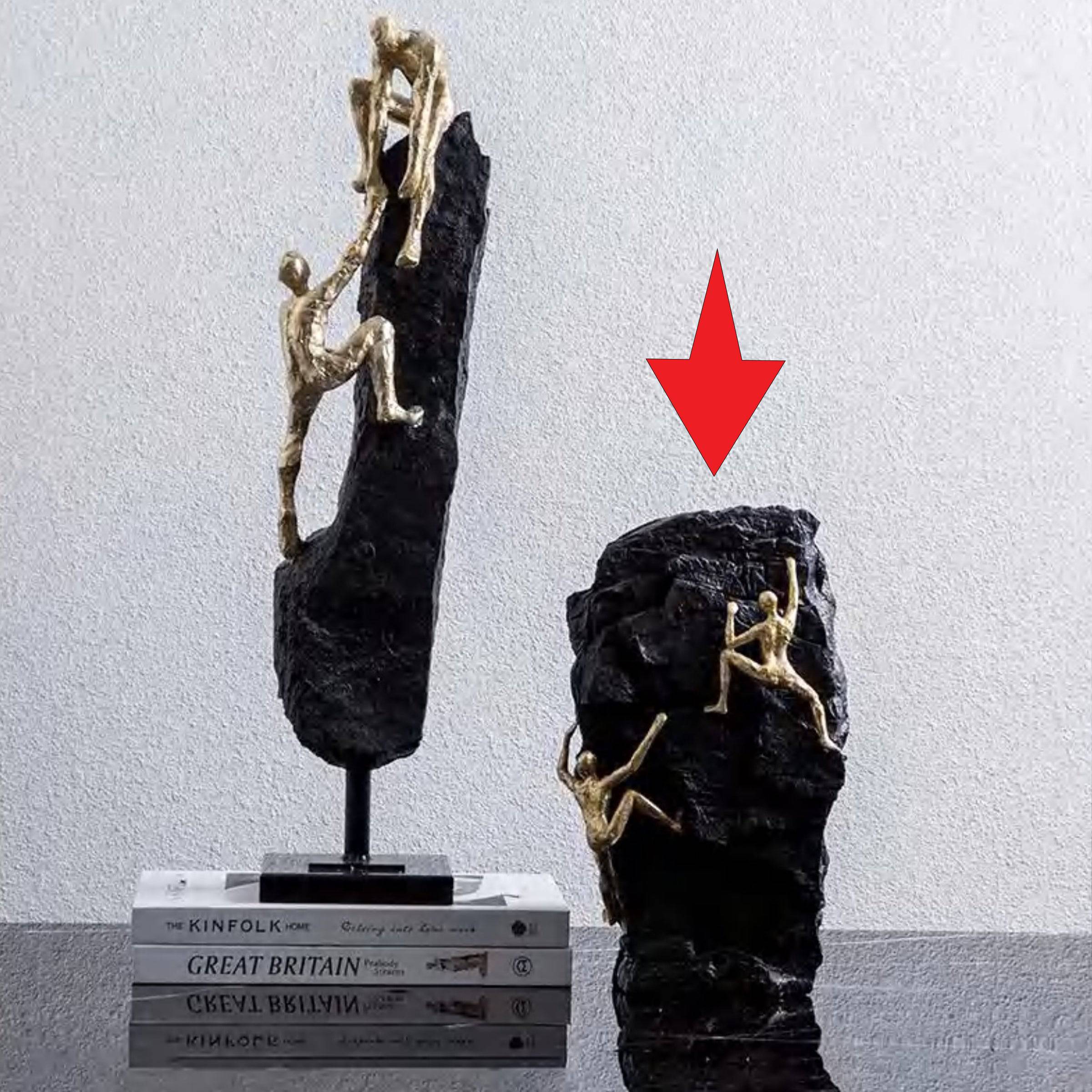 Golden Climbing Decoration-B Fa-Sz2031B -  Home Decor Figurines | زينة التسلق الذهبي - ebarza Furniture UAE | Shop Modern Furniture in Abu Dhabi & Dubai - مفروشات ايبازرا في الامارات | تسوق اثاث عصري وديكورات مميزة في دبي وابوظبي