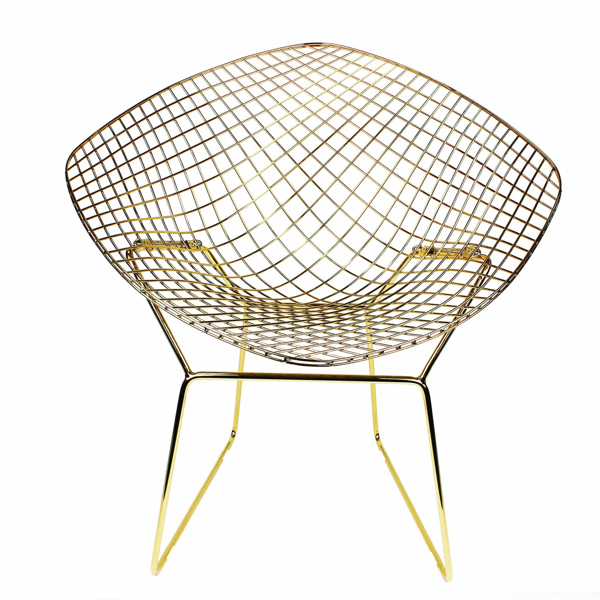 Golden Diamond Wire Chair & Cushion Bp8019Go -  Chairs | كرسي ووسادة سلك ذهبي - ebarza Furniture UAE | Shop Modern Furniture in Abu Dhabi & Dubai - مفروشات ايبازرا في الامارات | تسوق اثاث عصري وديكورات مميزة في دبي وابوظبي