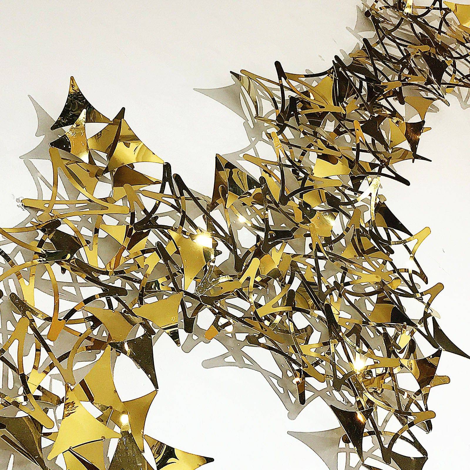 Display Item - Golden Stars Handcrafted Stainless Steel Artwork Z08021- Bg202032-Nakheel -  USED ITEM | قطعة من المعرض - عمل فني مصنوع يدويًا من الفولاذ المقاوم للصدأ النجوم الذهبية - ebarza Furniture UAE | Shop Modern Furniture in Abu Dhabi & Dubai - مفروشات ايبازرا في الامارات | تسوق اثاث عصري وديكورات مميزة في دبي وابوظبي